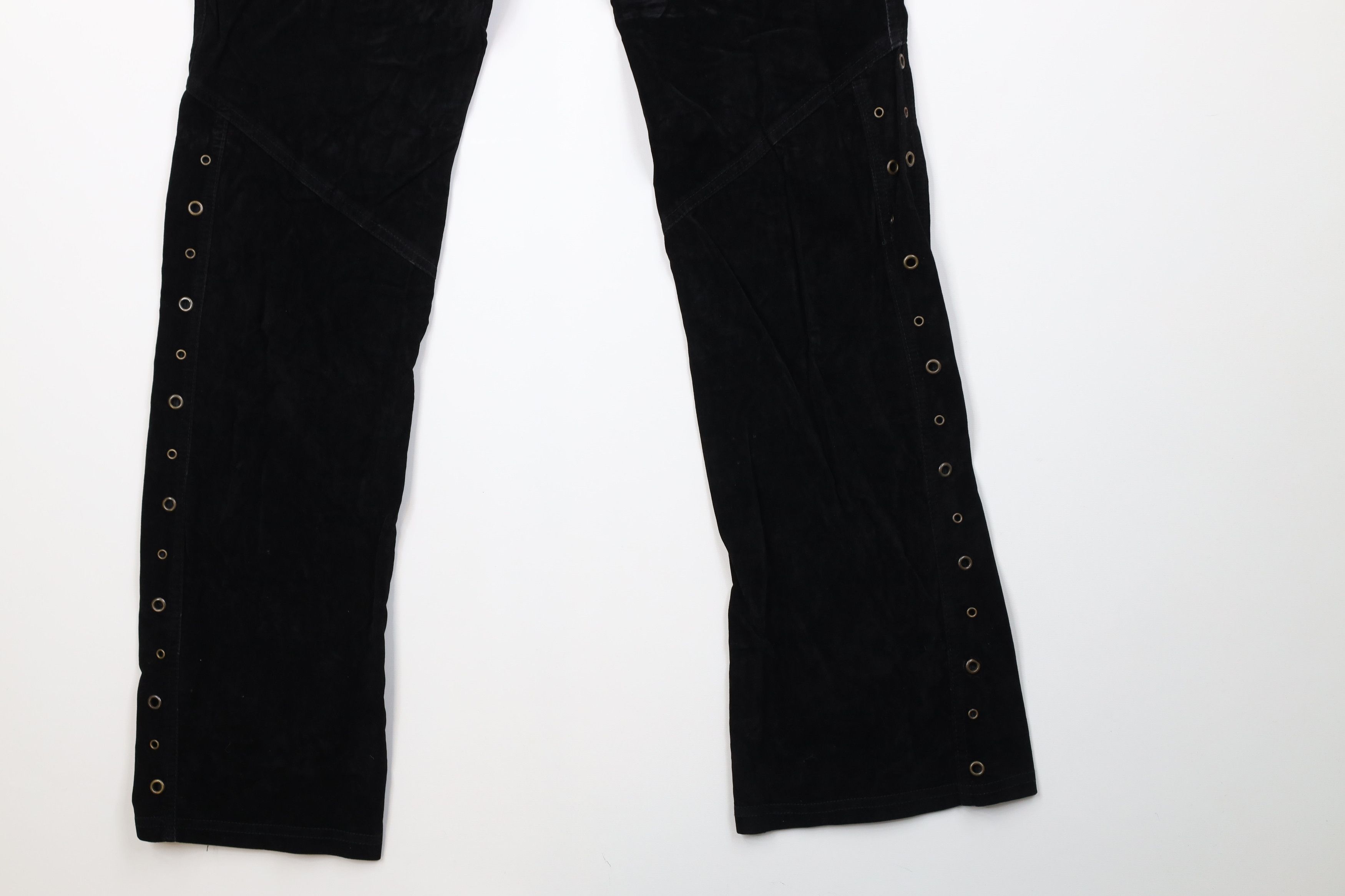 Lip Service Vintage 90s Lip Service Velvet Velour Wide Leg Pants USA Size 32" / US 10 / IT 46 - 4 Thumbnail
