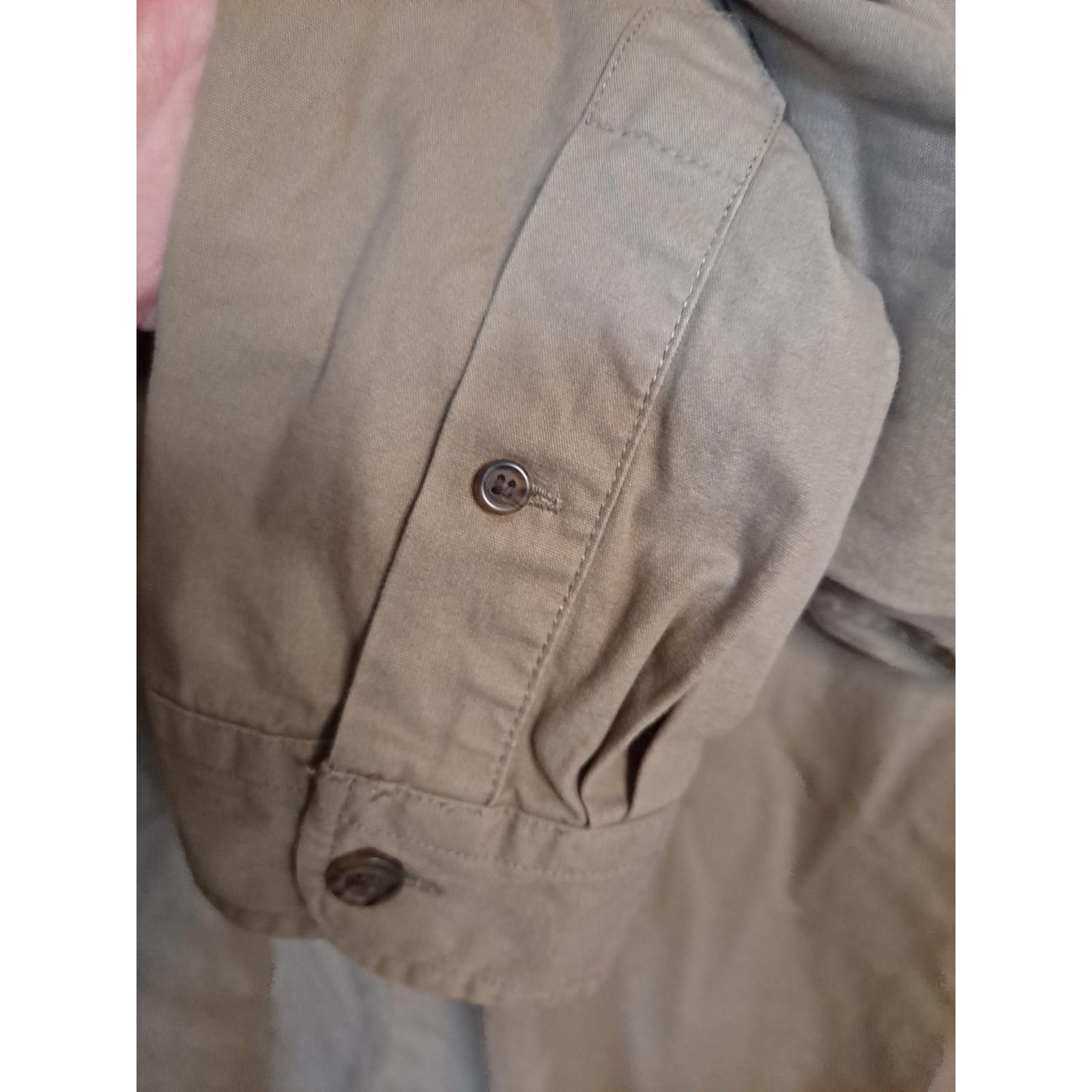 Other American Living Heavy Duty Tan Button Up with Corduroy Colla Size US L / EU 52-54 / 3 - 7 Thumbnail