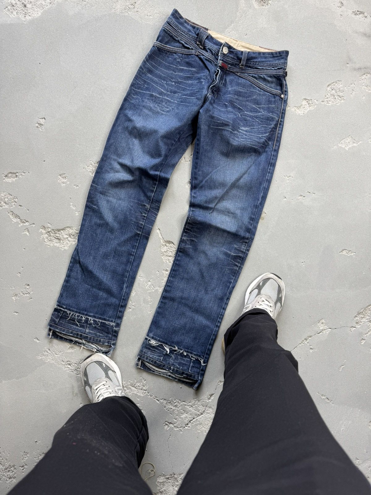Marithe + Francois Girbaud Vintage Marithe Francois Girbaud Jeans Distressed Pants Size US 32 / EU 48 - 1 Thumbnail