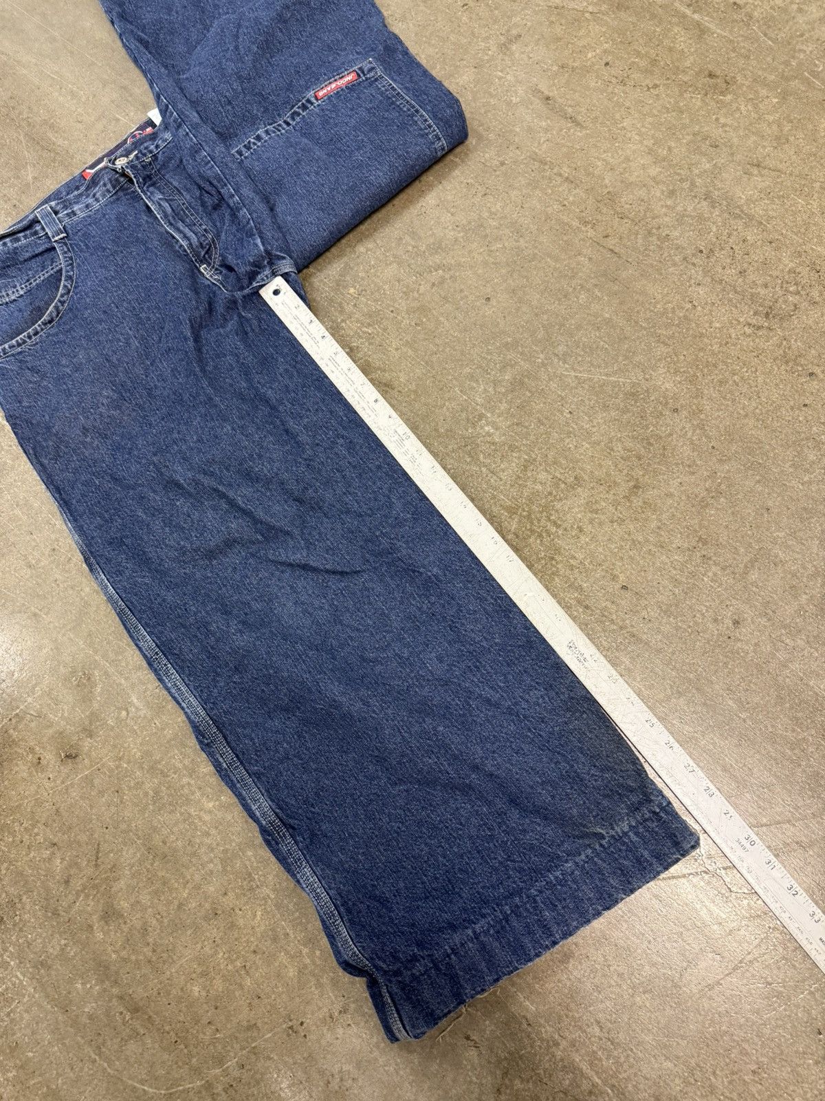 JNCO Vintage 2000s Jnco Flaming Spades Size US 38 / EU 54 - 7 Thumbnail