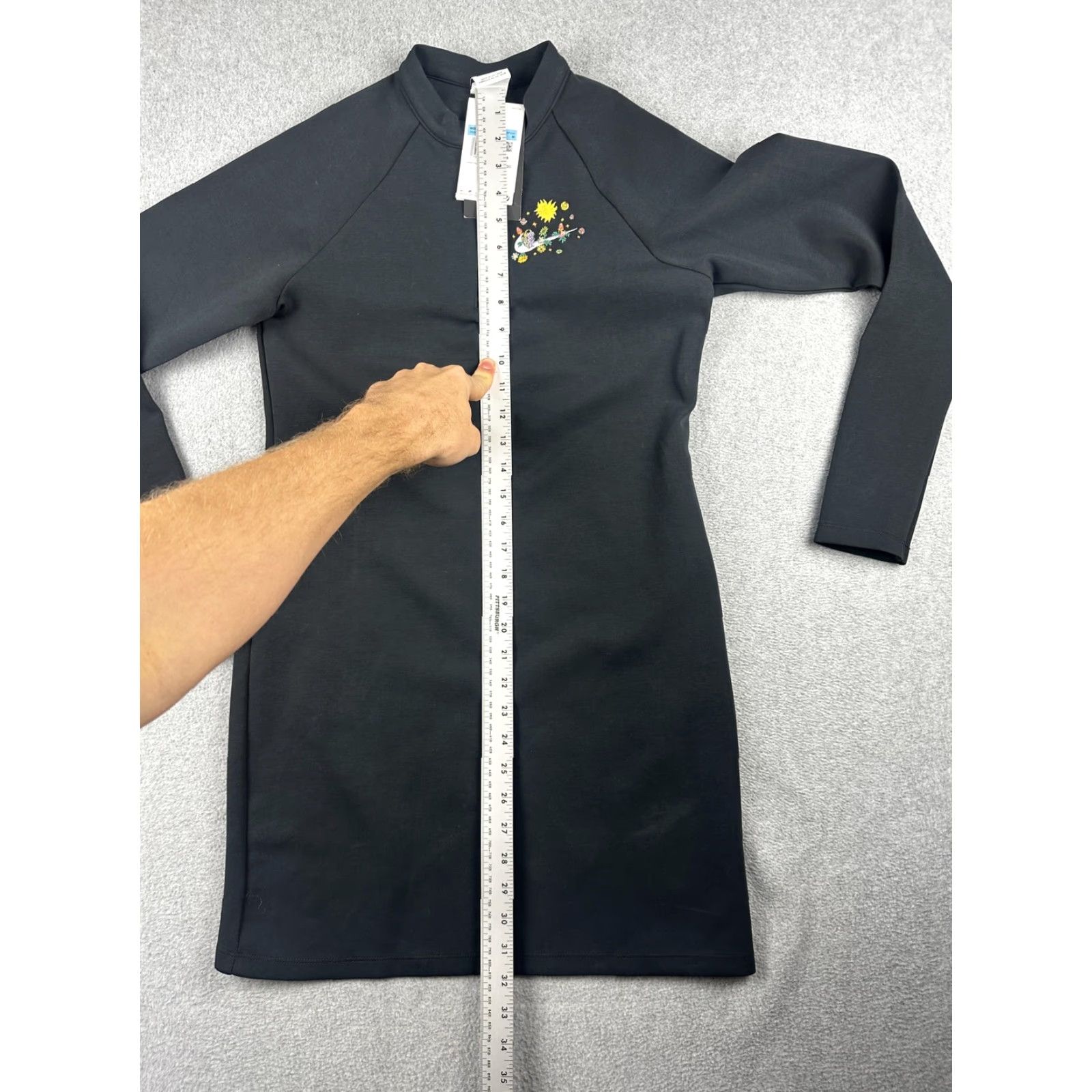 Nike Nike Dress Womens M Black Long Sleeve Quarter Zip Floral DQ3537-010 Womens Mens? Size M / US 6-8 / IT 42-44 - 6 Thumbnail