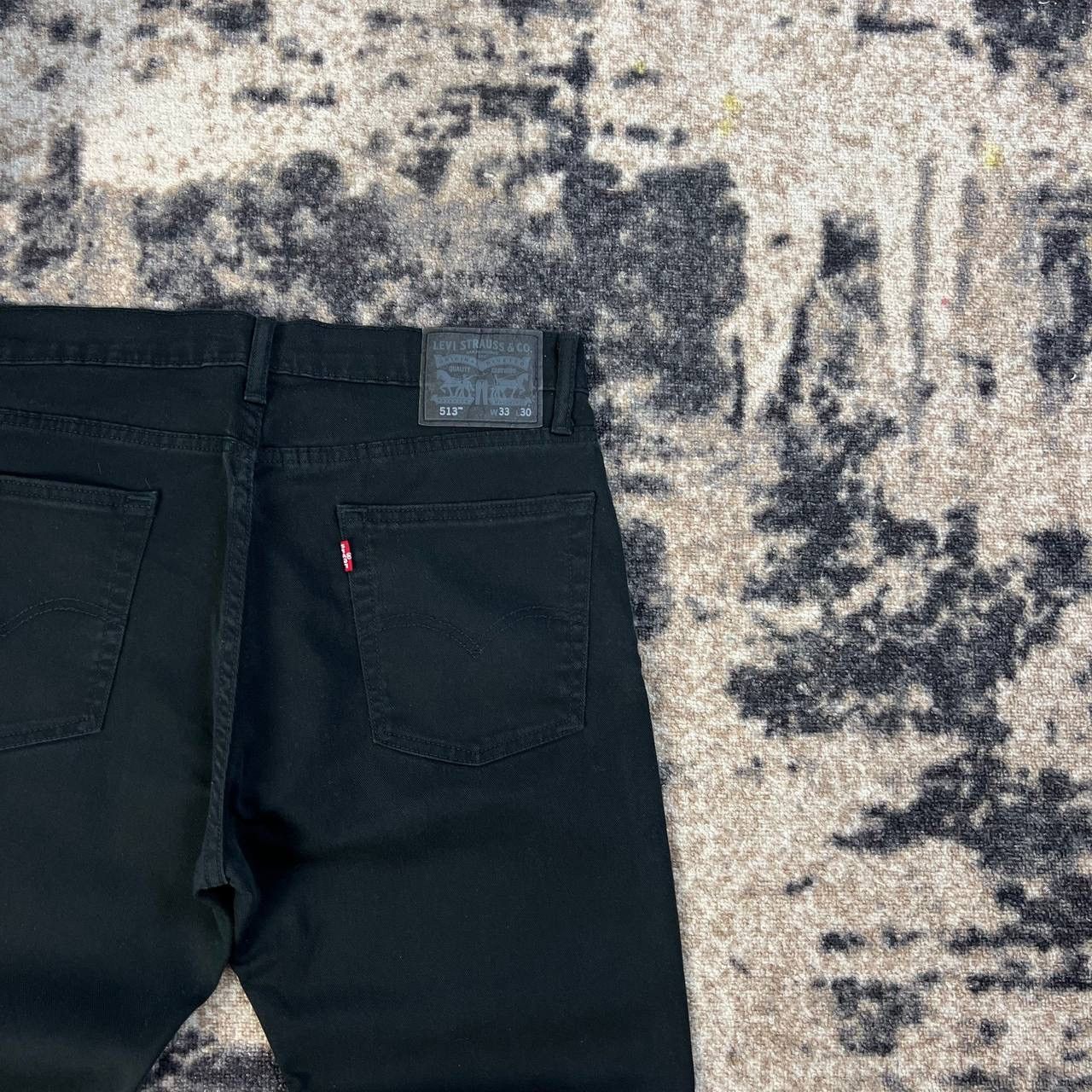 Levi's 513 Levis Vintage Y2K Black Denim Jeans Streetwear Style Size US 33 - 3 Thumbnail