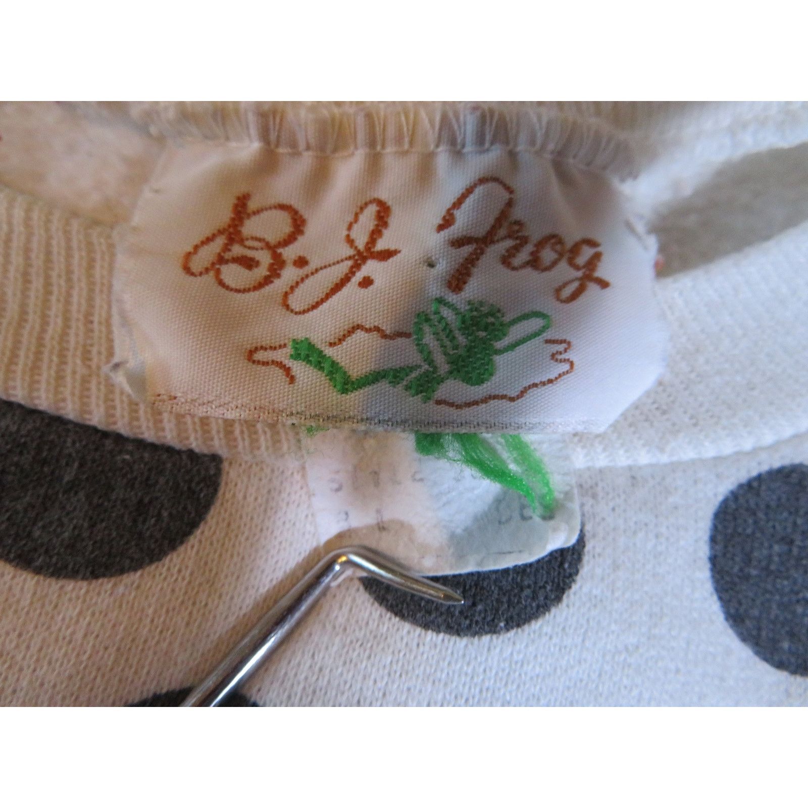 Warner Bros Sylvester The Cat Sweatshirt White Black Polka Dot Sz L 80s Size L / US 10 / IT 46 - 6 Thumbnail