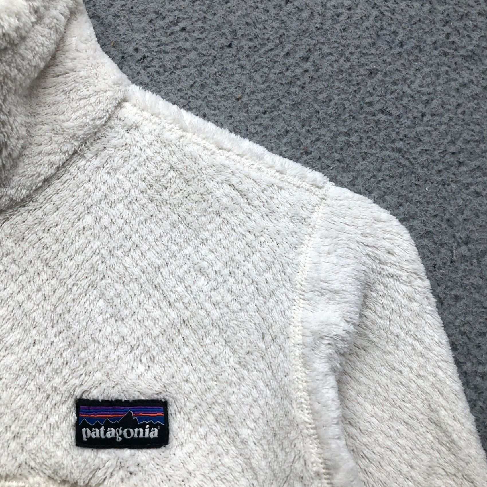 Patagonia Patagonia Pullover Sweater Womens XS Mock Neck Logo White Size XS / US 0-2 / IT 36-38 - 6 Thumbnail
