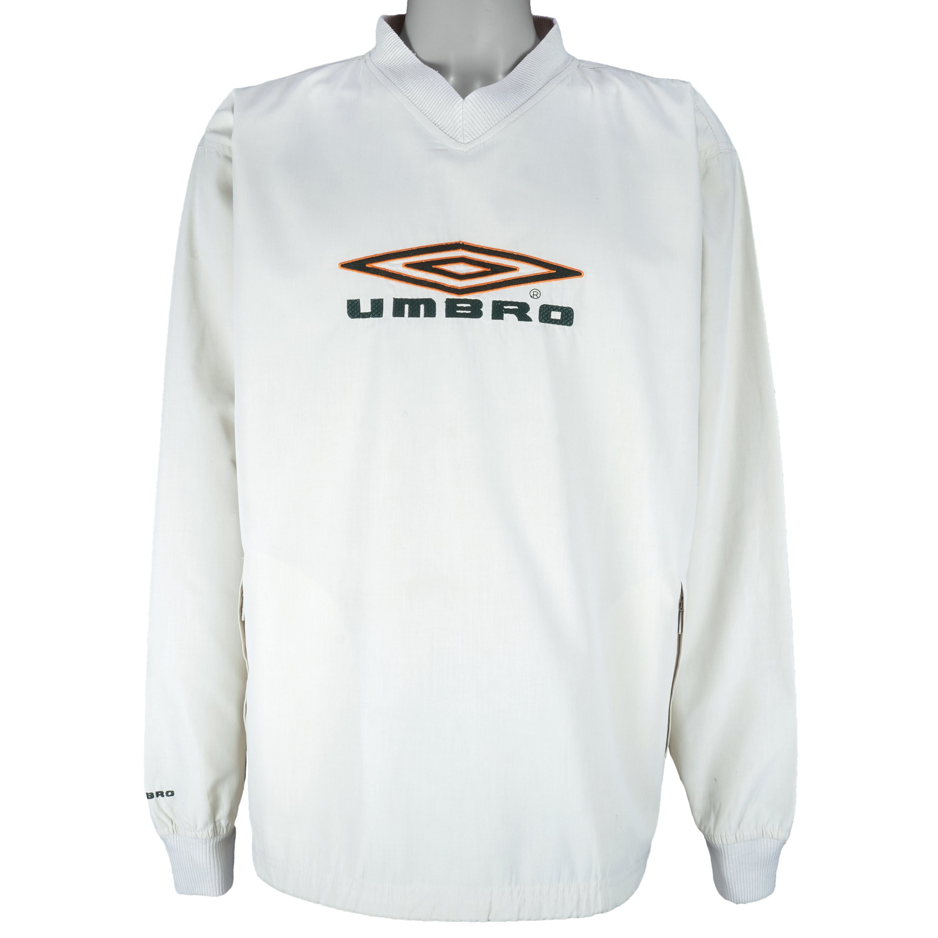 Umbro Vintage - Big Embroidered Logo Pullover Windbreaker 1990s Size US XL / EU 56 / 4 - 1 Thumbnail