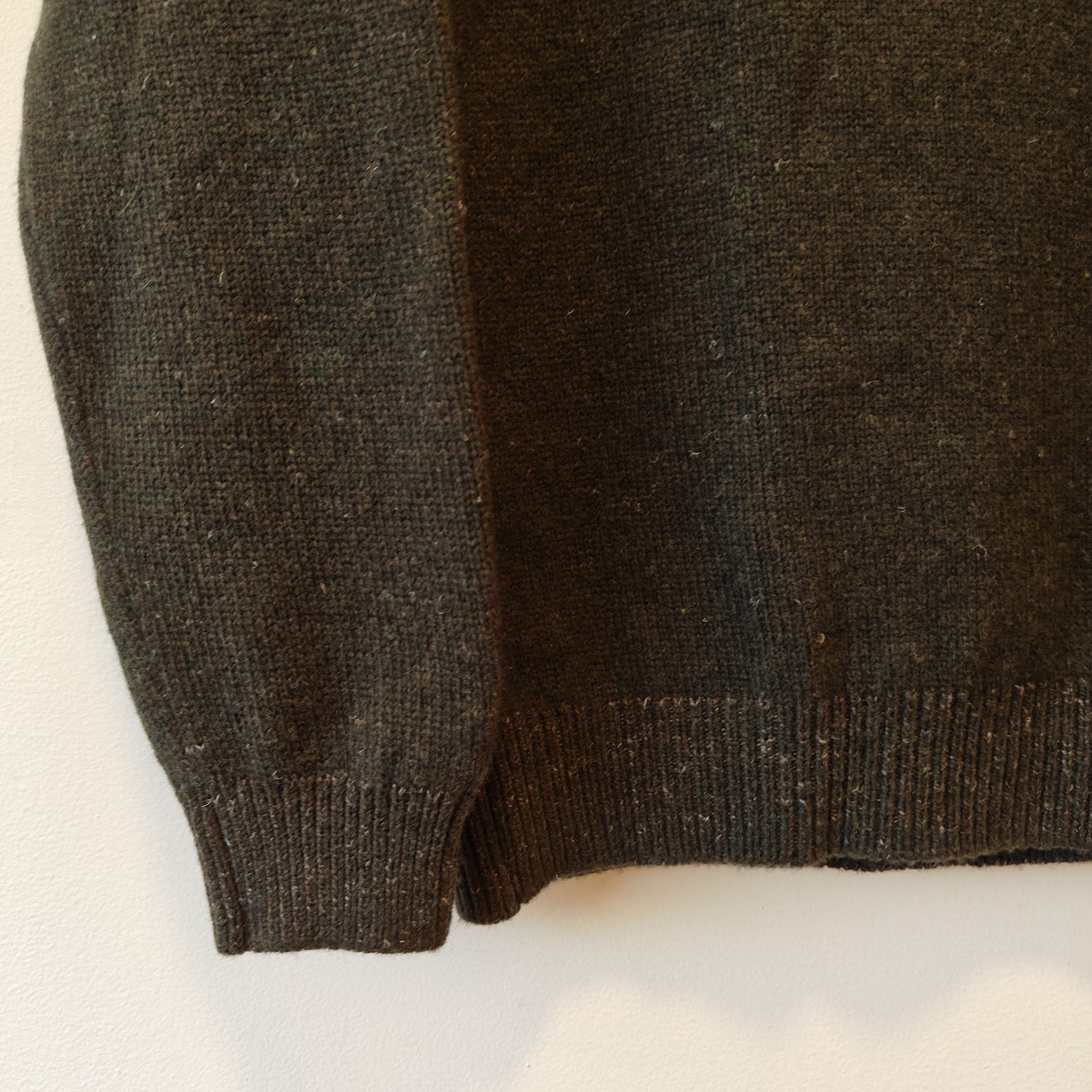 Inis Meain LNWOT Turtleneck grey sweater wool linen blend Size US S / EU 44-46 / 1 - 2 Thumbnail