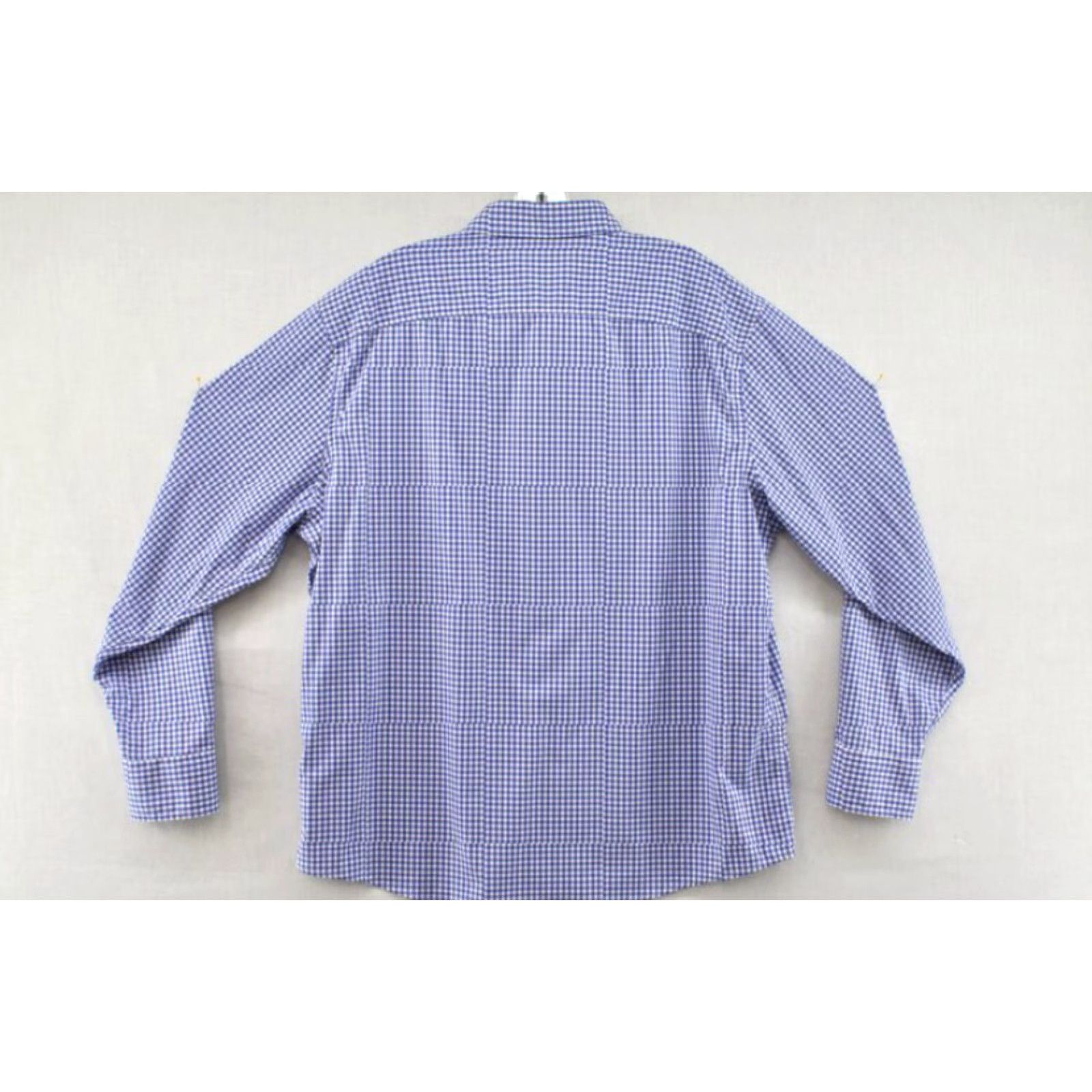 UNTUCKit UNTUCKit Button-Up Shirt Men’s XXL Blue White Gingham Check Nylon Spandex Preppy Casual Dressy Classic Comfort Size US XXL / EU 58 / 5 - 4 Thumbnail