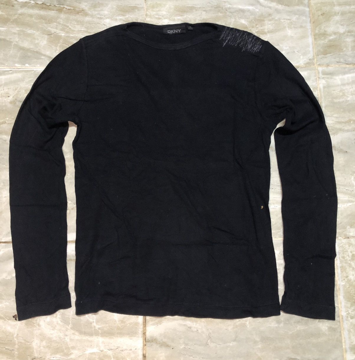 DKNY Avant-Garde Long Sleeve WITH ZIPPER STITCH SHOULDER