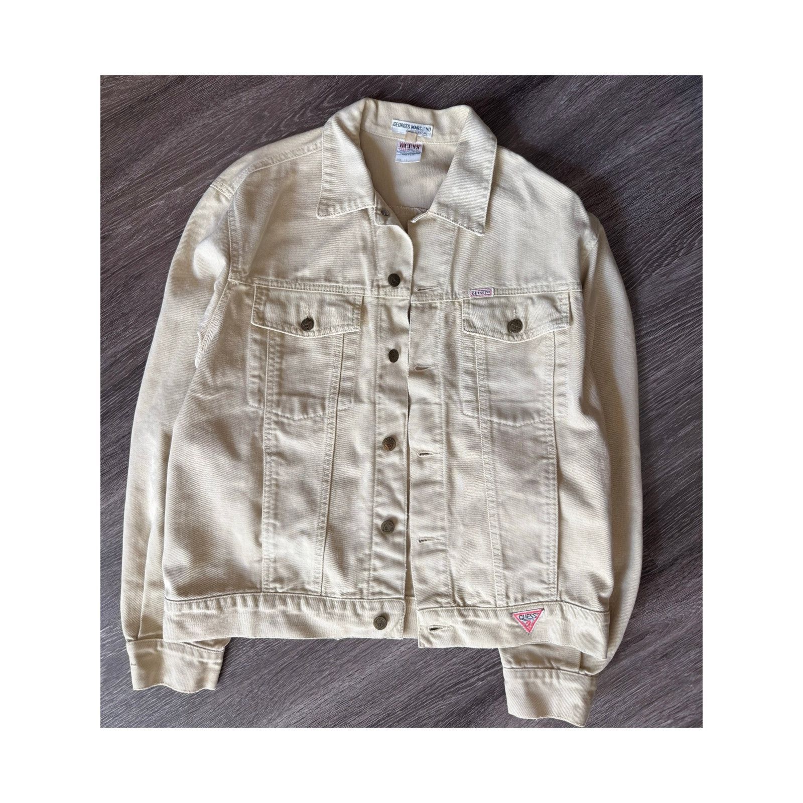 Guess Vintage 80s Guess by Georges Marciano USA Denim Trucker Size US XL / EU 56 / 4 - 14 Thumbnail