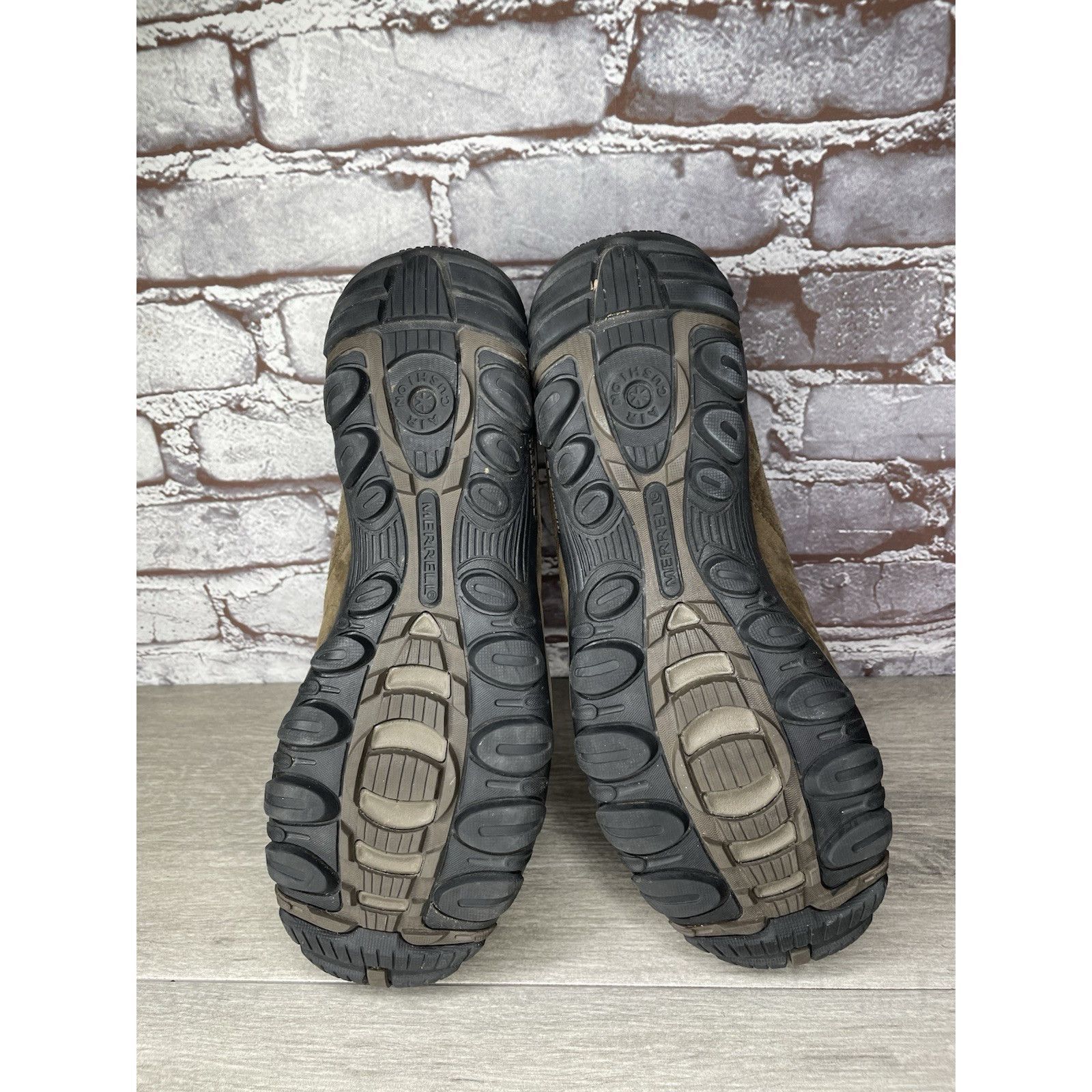 Merrell Merrell Slate Brown Suede Hiking Trail Lace Up Shoes Men’s S Size US 11 / EU 44 - 20 Thumbnail