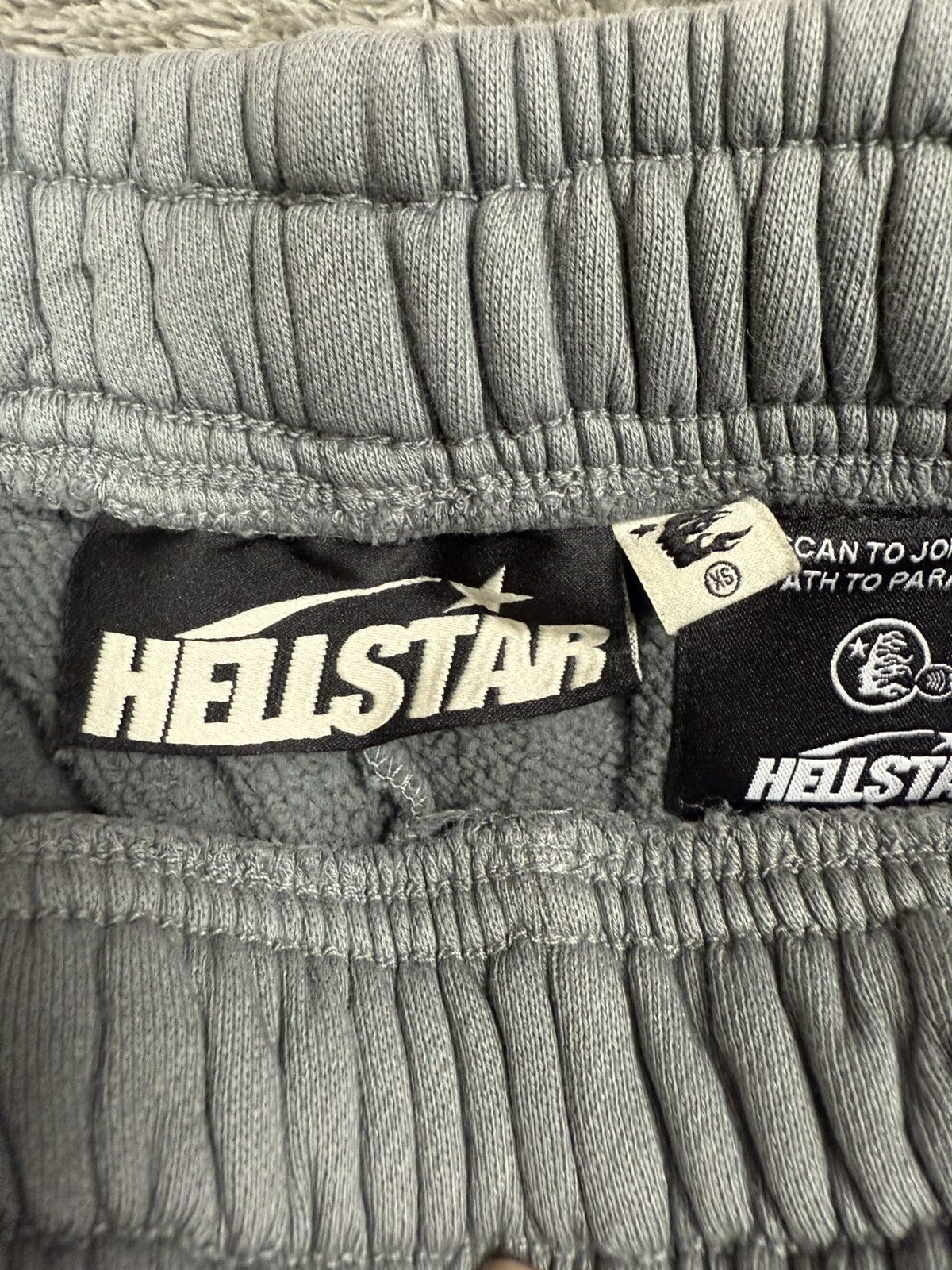 HELLSTAR Hellstar Grey/Black Flame Shorts Size US 28 / EU 44 - 6 Thumbnail