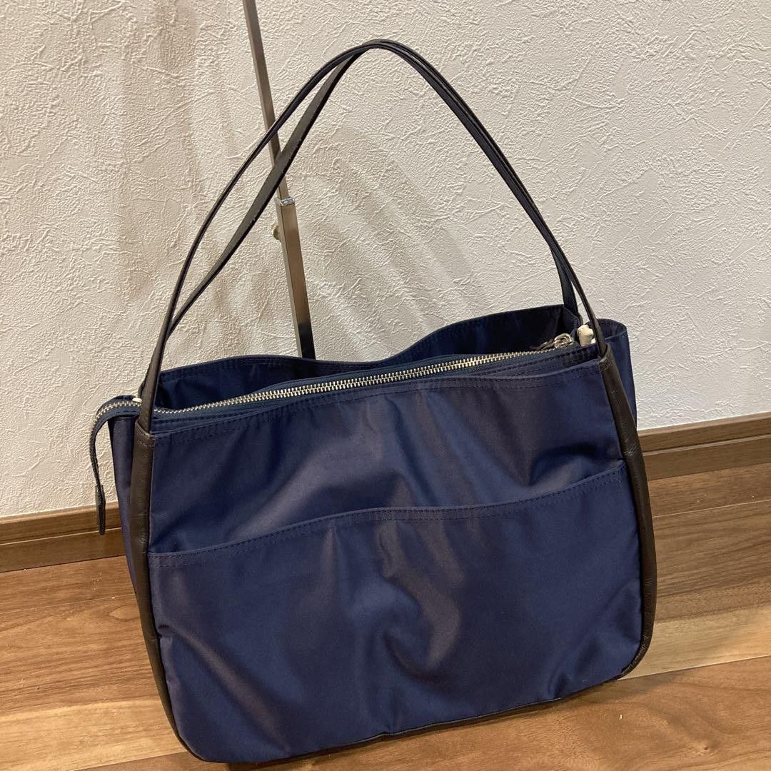 Y's × Yohji Yamamoto Leather Panel Nylon Shoulder Bag Size ONE SIZE - 3 Thumbnail