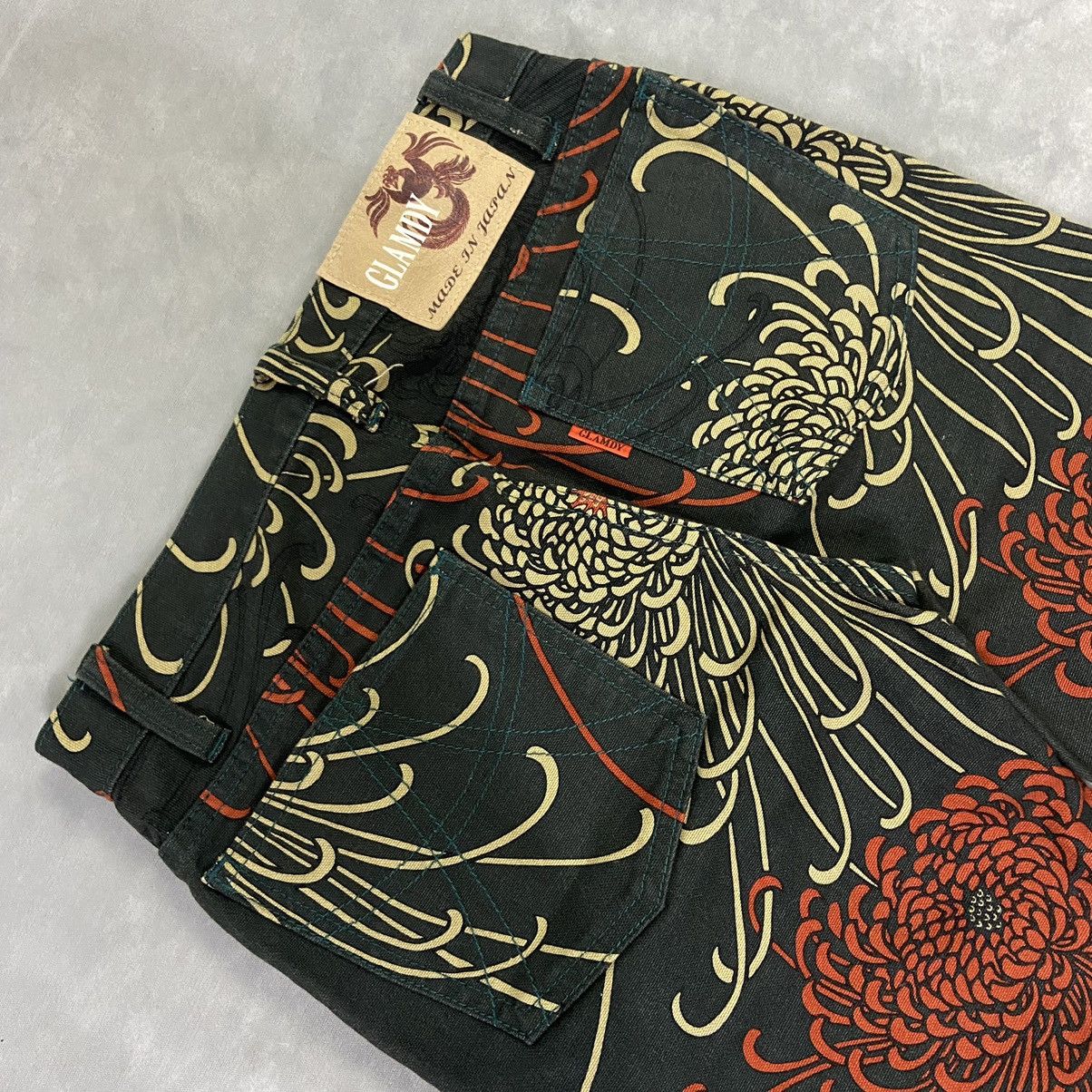 Hysteric Glamour 2000s Glamdy - Japanese Floral Printed Flare Denim Lgb Ifsix Size 25" / US 0 / IT 36 - 7 Thumbnail