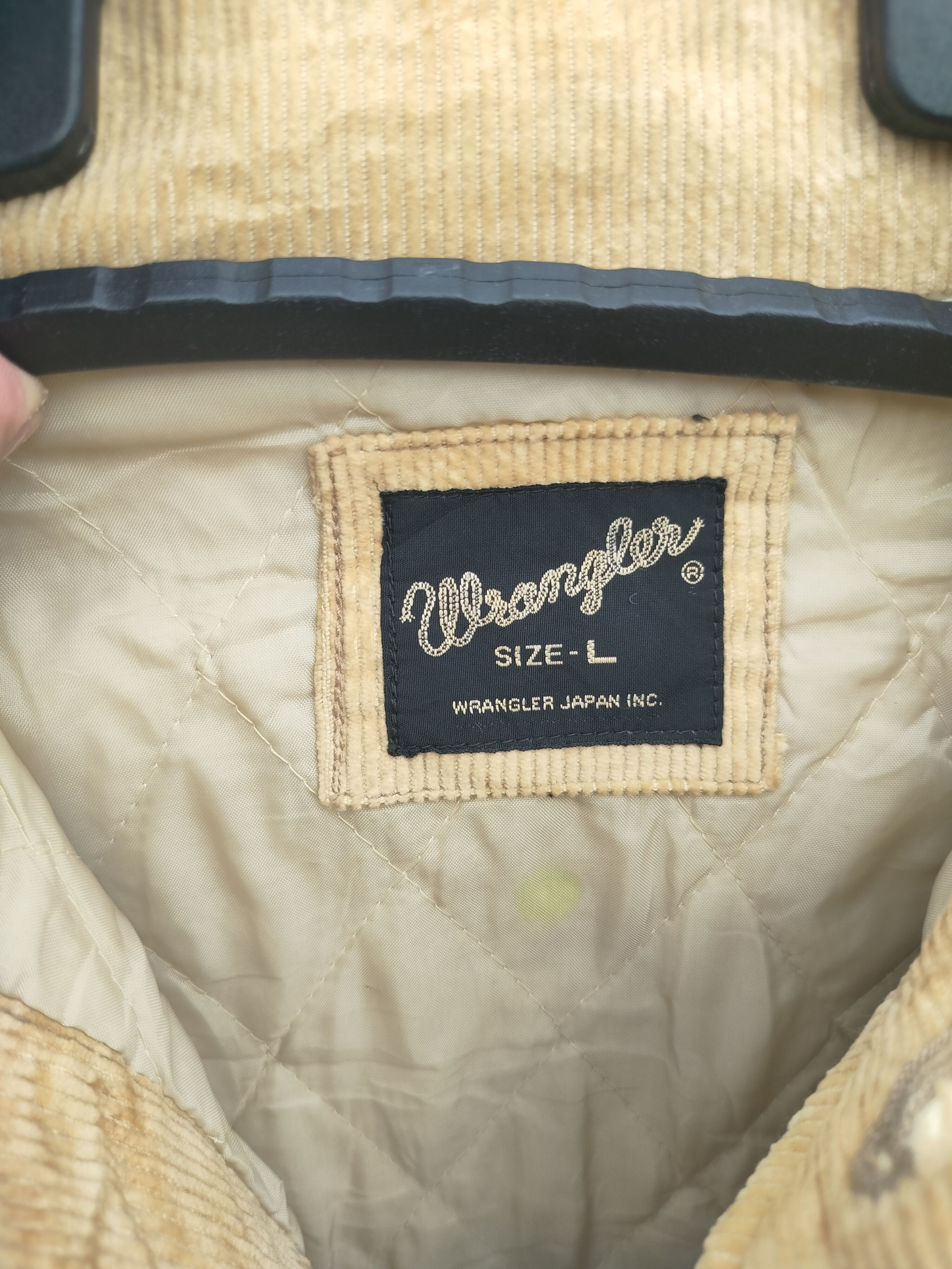 Vintage WRANGLER CONDUROY BUTTON UP JACKET Size US L / EU 52-54 / 3 - 6 Thumbnail