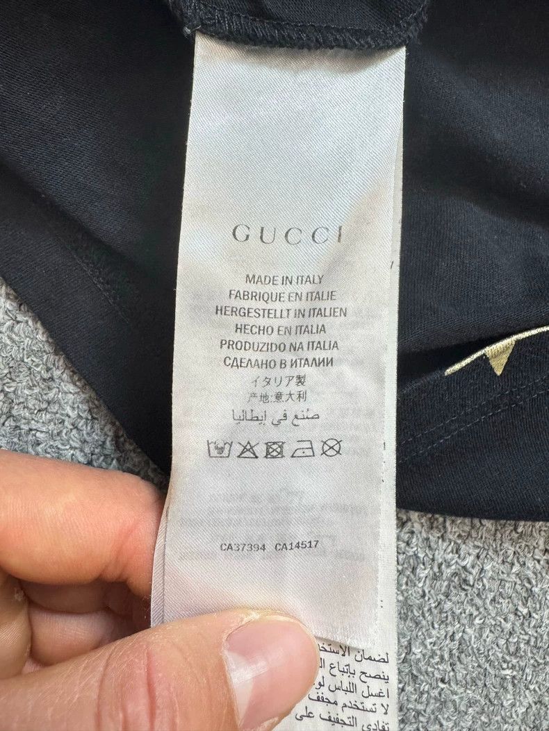 Gucci Gucci Black old belt star and moon short-sleeved T-shirt Size US XXS / EU 40 - 5 Thumbnail