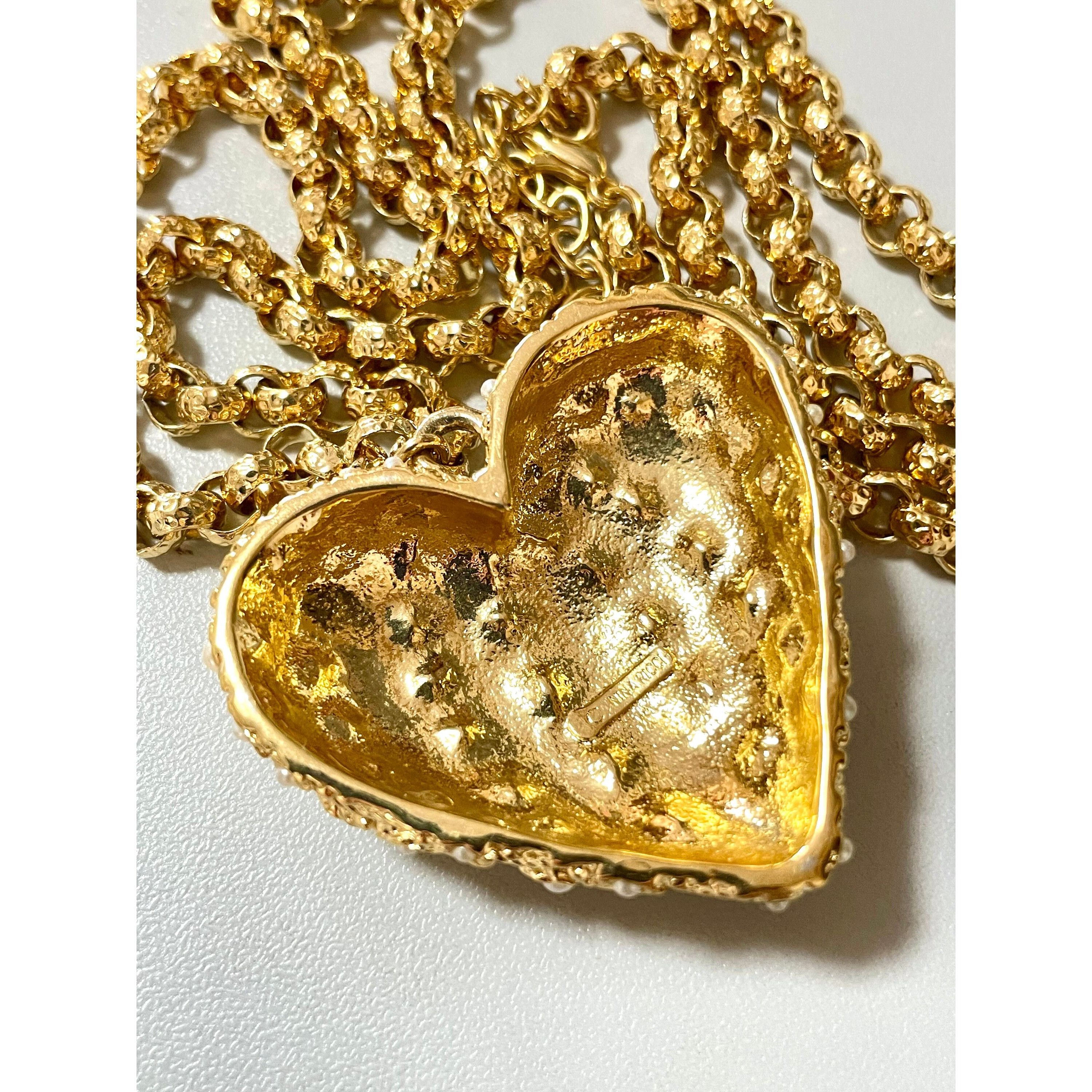 Nina Ricci MINT. Vintage NINA RICCI skinny chain necklace with crystal Size ONE SIZE - 8 Thumbnail