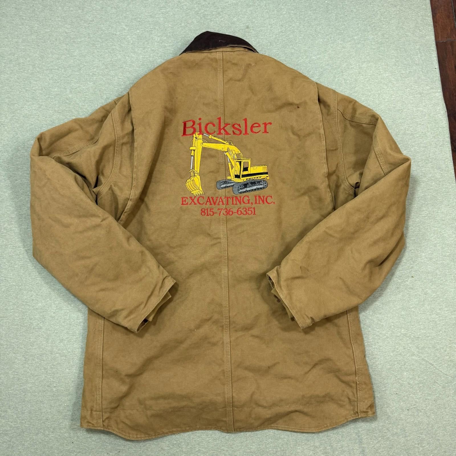 Carhartt C61 CML Mens Size Large L Tall Company Jacket Coat