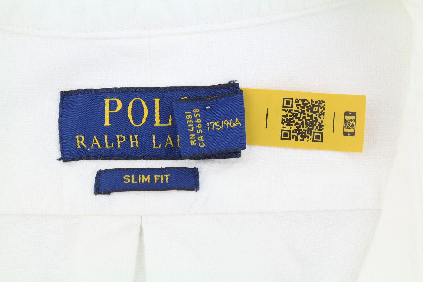 Ralph Lauren CORE REPLEN M White Button-Down Neck Slim Fit 87023 Size US M / EU 48-50 / 2 - 8 Thumbnail