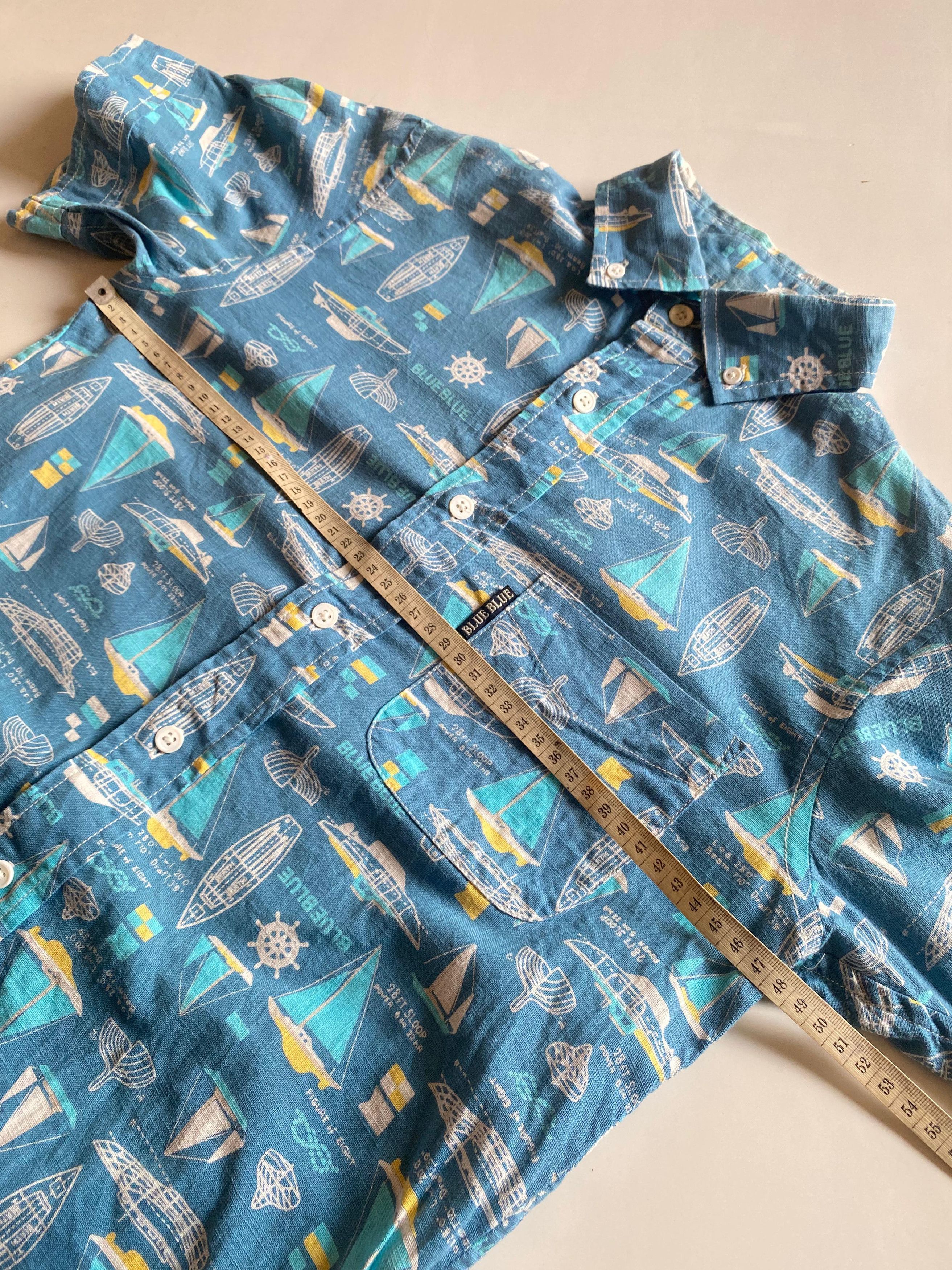 Blue Blue Japan SEND OFFER 💥 Blue blue Japan Vintage Shirt Size US S / EU 44-46 / 1 - 3 Thumbnail
