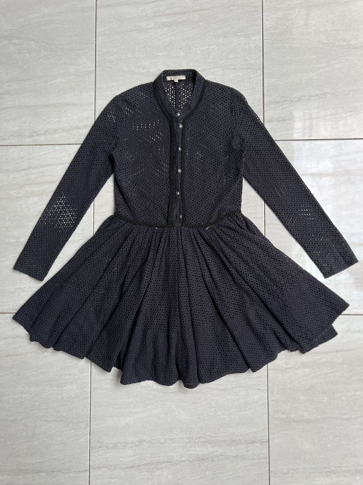 Maje MAJE Mesh Midi Dress Size XS / US 0-2 / IT 36-38 - 6 Thumbnail