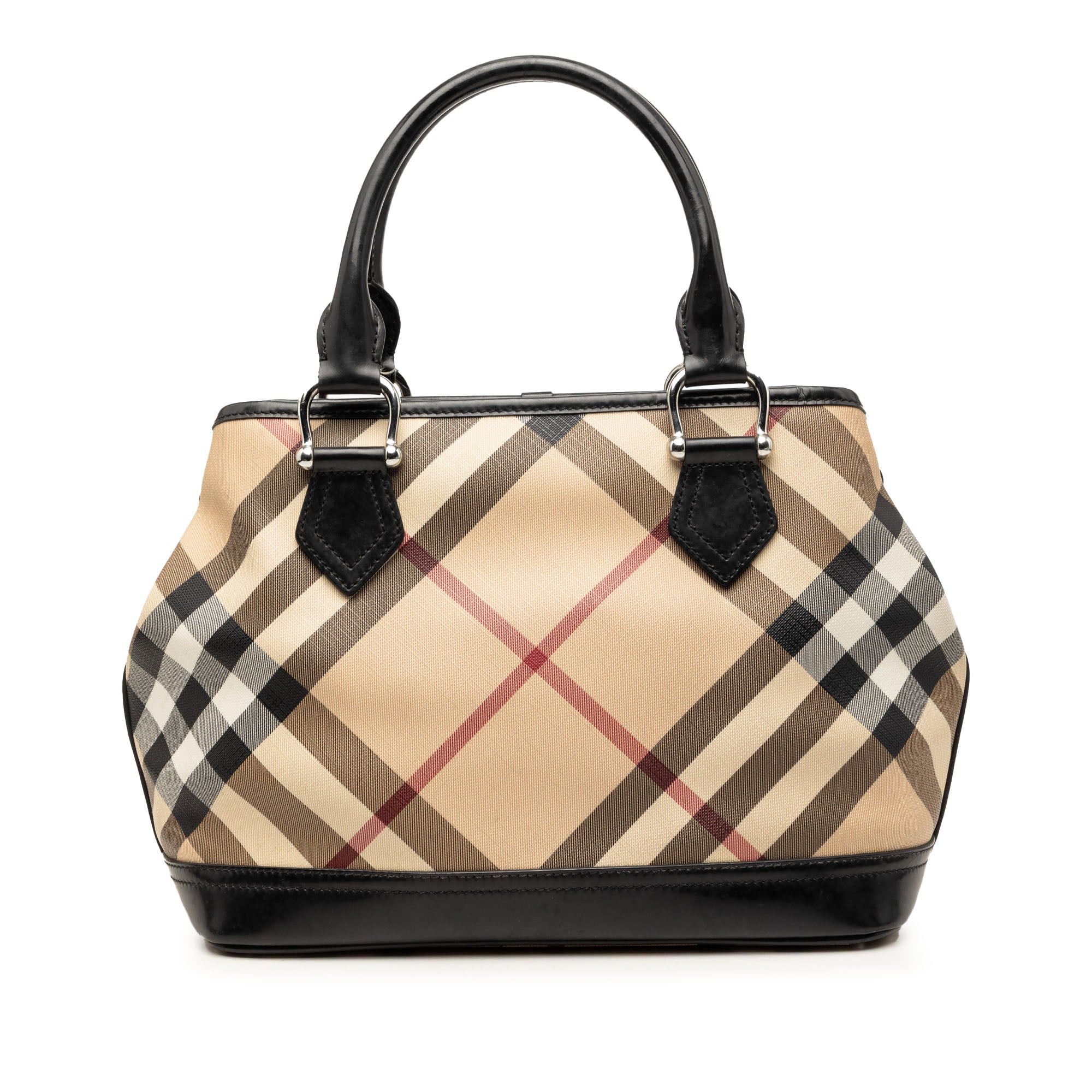 Burberry Supernova Check Coated Canvas Handbag Size ONE SIZE - 1 Thumbnail