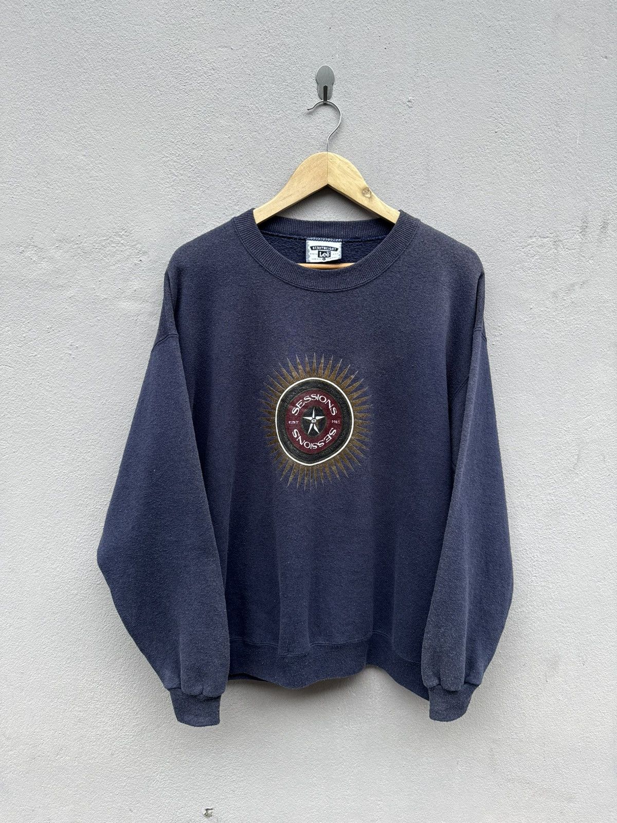 Sessions Vintage 90’s SESSIONS Snowboard / Skateboard Sweatshirt Size US L / EU 52-54 / 3 - 1 Thumbnail