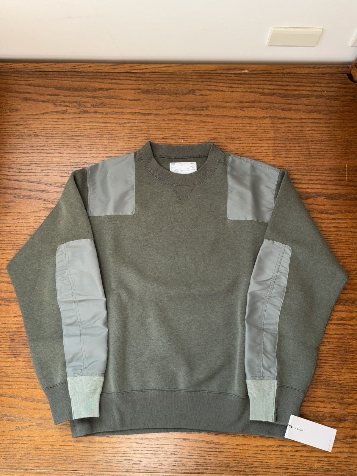 Sacai Sacai Sponge Sweat Pullover Size US M / EU 48-50 / 2 - 11 Thumbnail