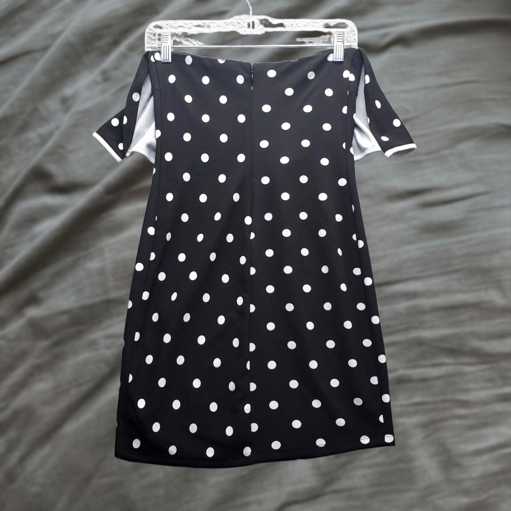 bebe black and white dress Midi Color Block Sweater Dress White Black