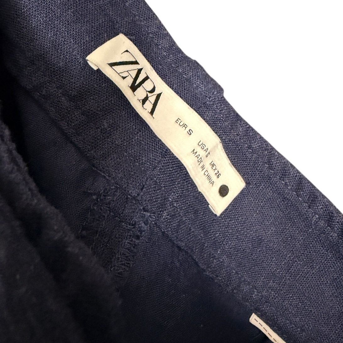 Zara Zara High Waisted Women's Wide Leg Boho Pants Culottes S Size 28" / US 6 / IT 42 - 4 Thumbnail