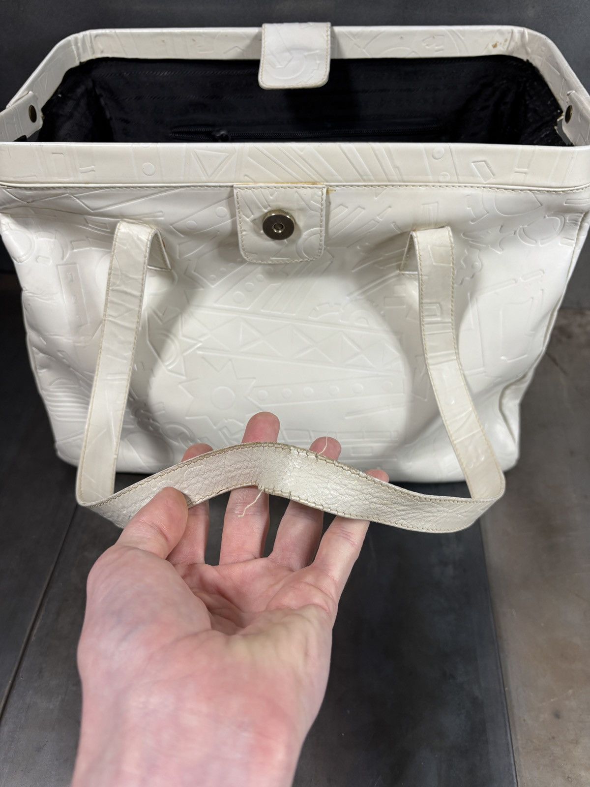 Prada S/S 1985 Prada for Bergdorf Goodman S/S 1984 Patent Leather Size ONE SIZE - 20 Thumbnail