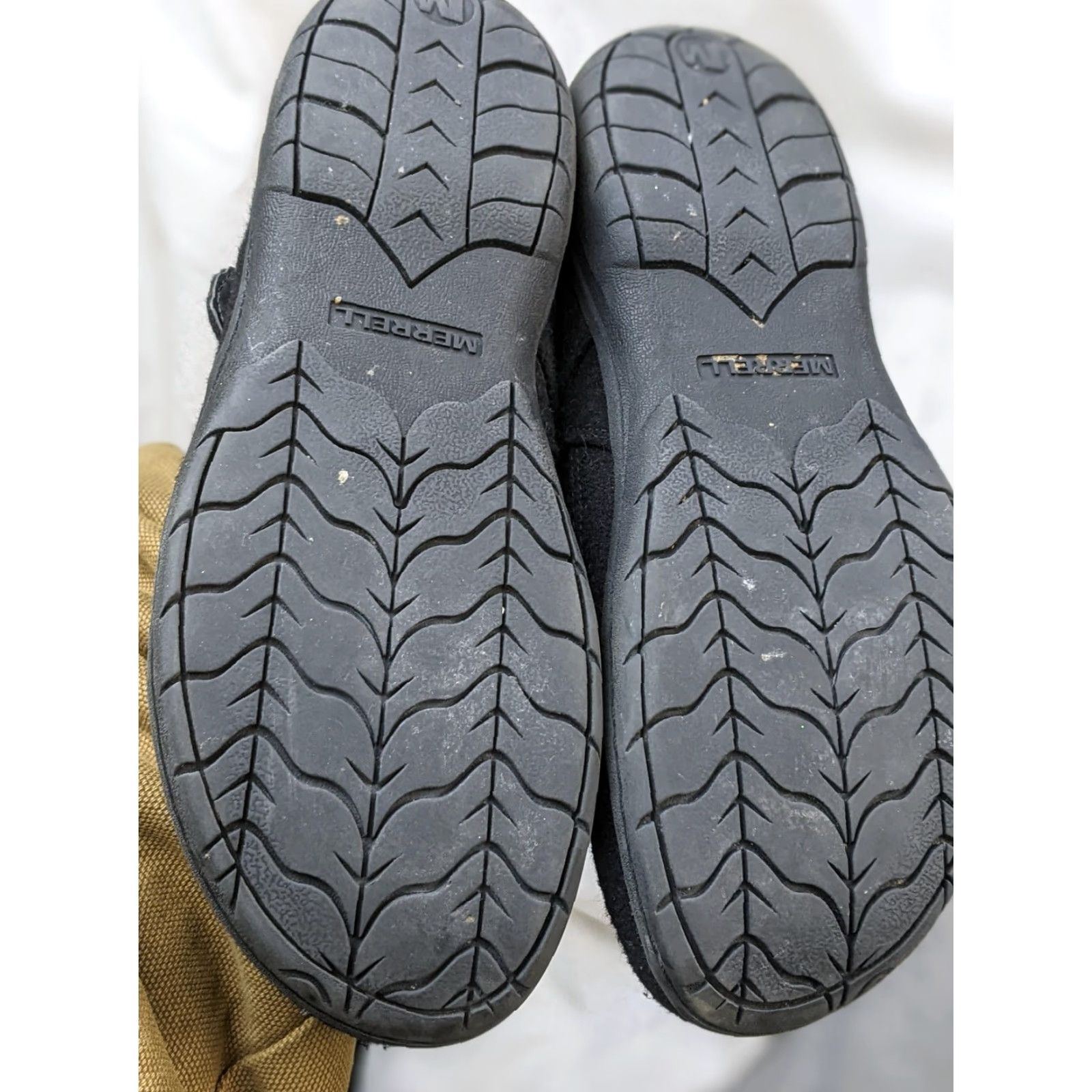 Merrell Merrell Womens Slip-On Slipper Black Fabric Buckle 8 M Fleece Indoor Outdoor J95298 Size M / US 6-8 / IT 42-44 - 5 Thumbnail
