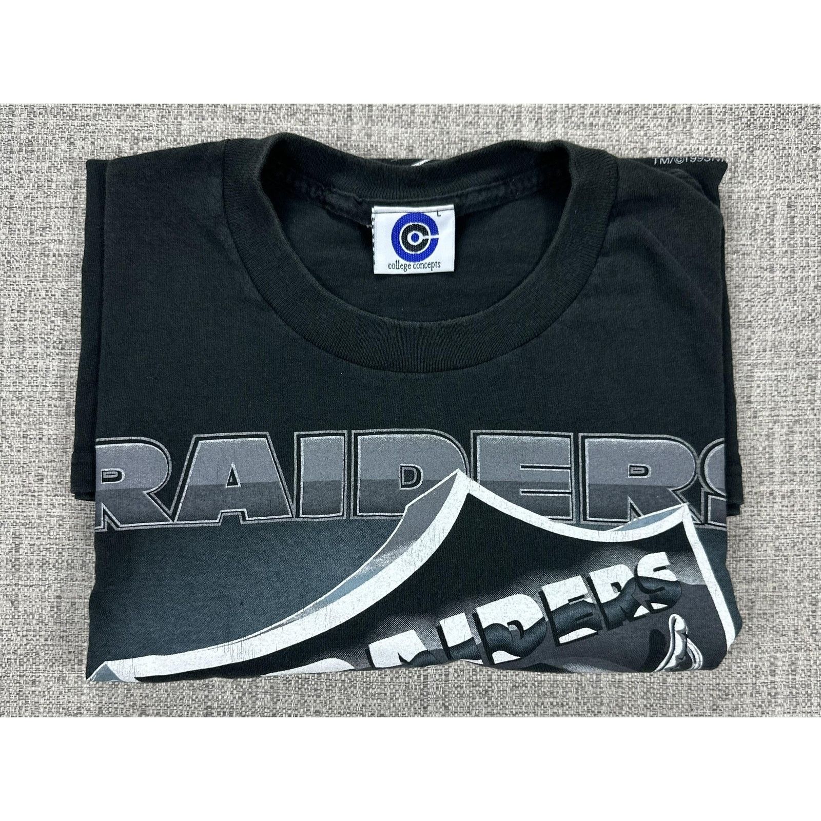 Other Los Angeles Raiders Shirt Sz L Black College Concepts 1993 Size US L / EU 52-54 / 3 - 13 Thumbnail