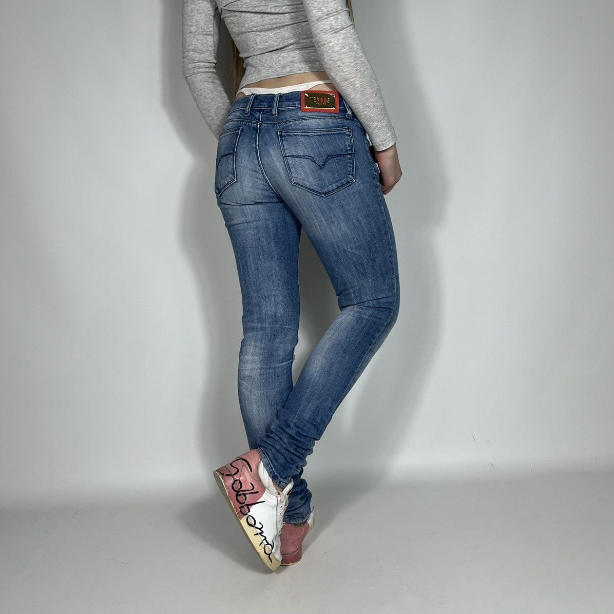 Versus Versace Vintage Y2K Versace Versus Luxury Casual Jeans 90s Style Size 28" / US 6 / IT 42 - 1 Thumbnail