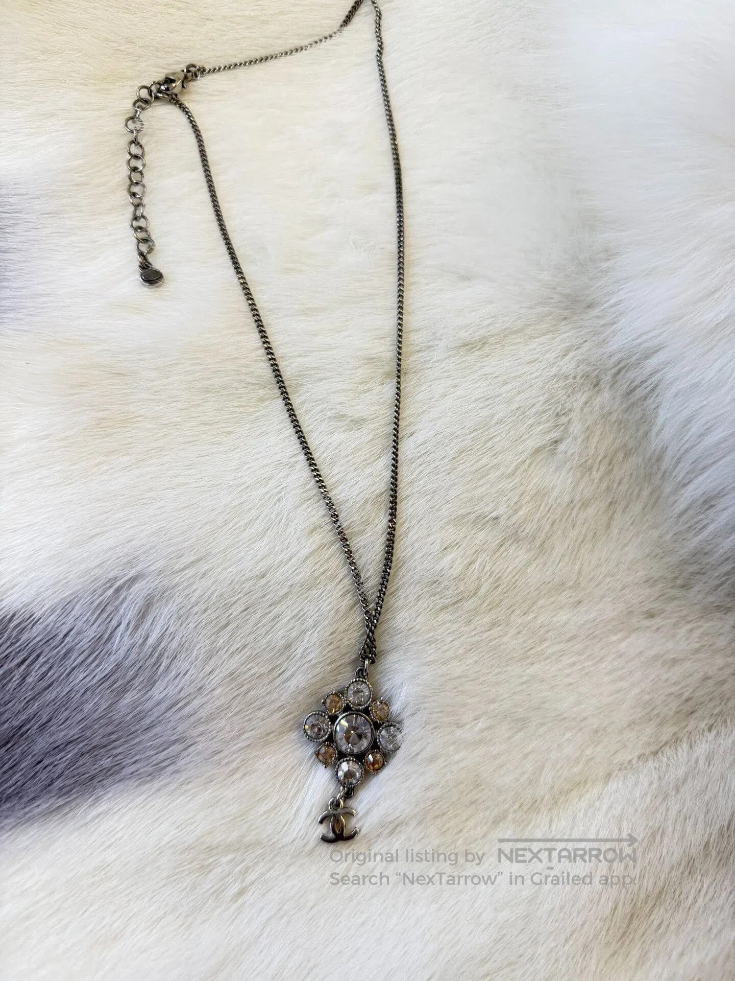 Chanel Chanel Baroque Crystal Double C Necklace. Size ONE SIZE - 2 Thumbnail