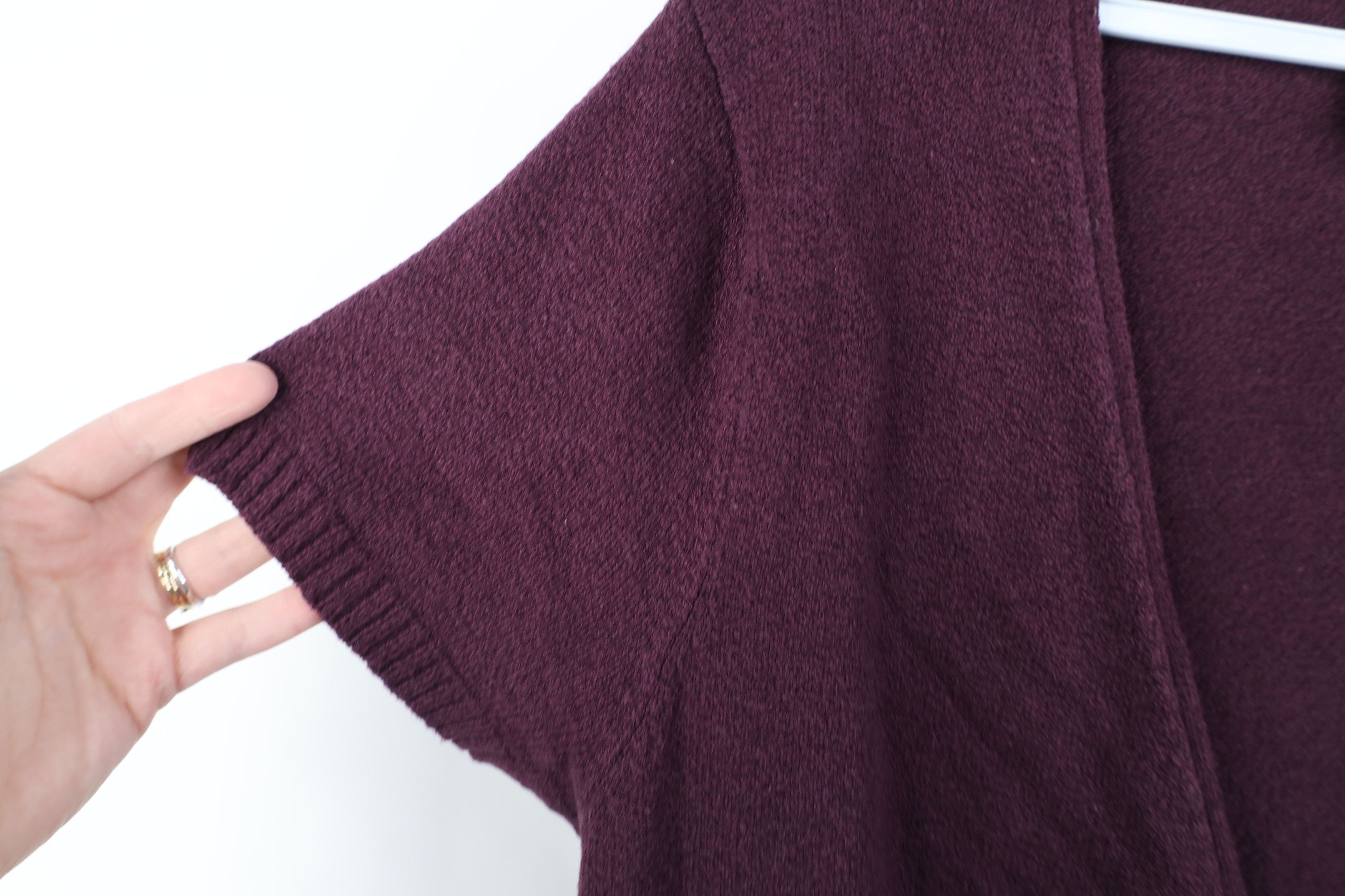 Gap Vintage Y2K Gap Knit Babydoll Tie Wrap Sweater Purple Size XL / US 12-14 / IT 48-50 - 7 Thumbnail
