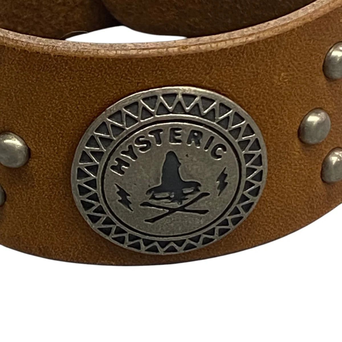 Hysteric Glamour Studded Logo Leather Bracelet Size ONE SIZE - 4 Thumbnail