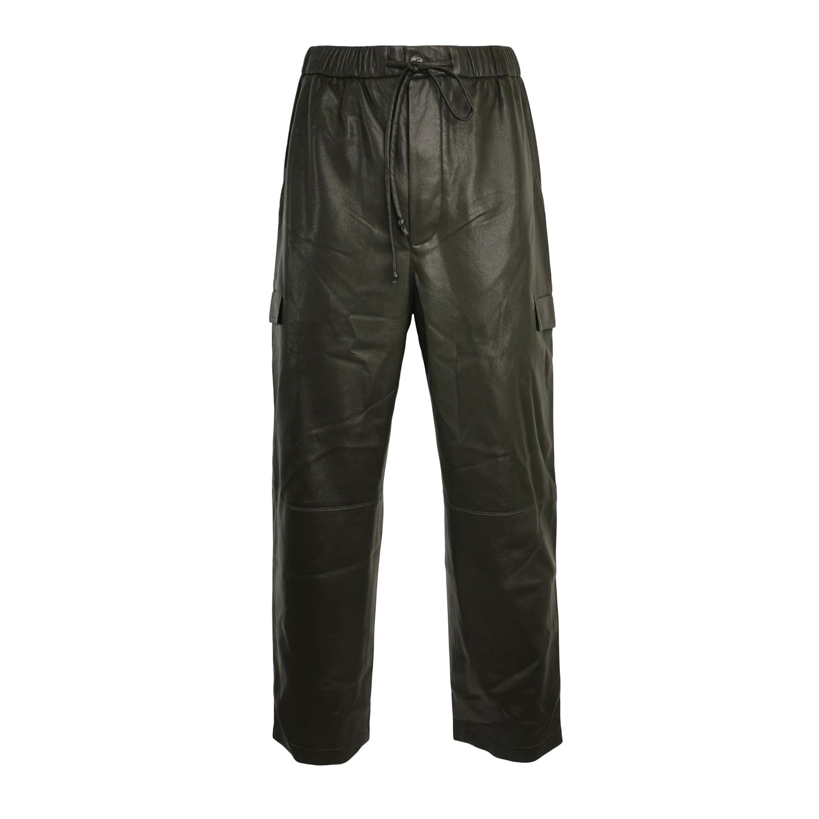 Nanushka Nanushka Faux Leather Drawstring Cargo Pants M Size US 32 / EU 48 - 1 Thumbnail