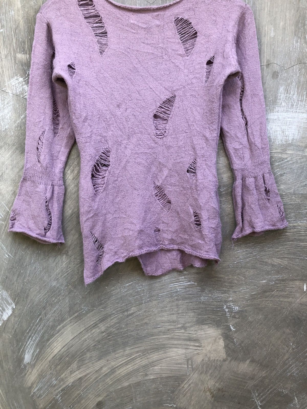 If Six Was Nine Betty Boop Distressed Asymmetrical Knit Size M / US 6-8 / IT 42-44 - 13 Thumbnail