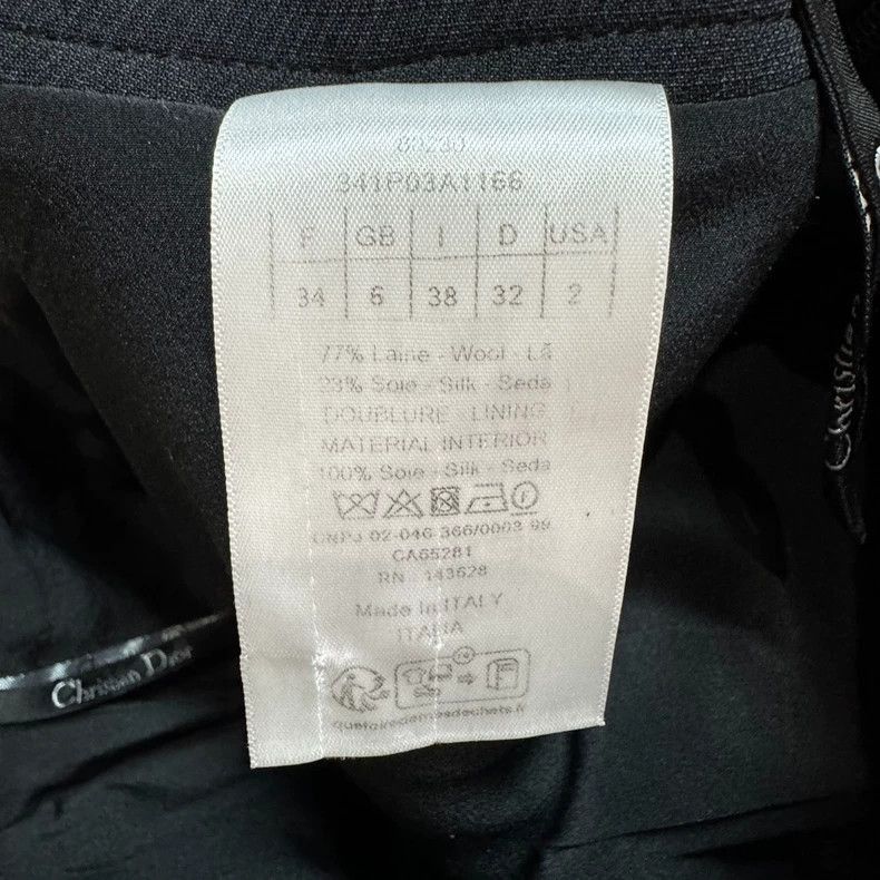 Dior black wool shorts by Dior size 34 Size US 34 / EU 50 - 6 Thumbnail