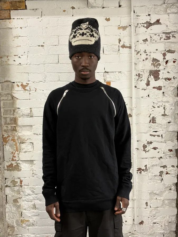 Diesel Diesel Black Multi Zips Sweater Size US S / EU 44-46 / 1 - 1 Thumbnail