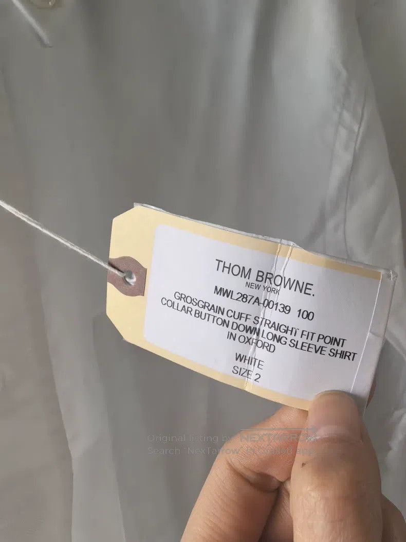 Thom Browne Thom Browne White Shirt Size US M / EU 48-50 / 2 - 4 Thumbnail