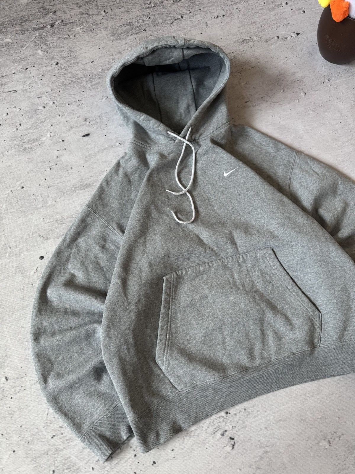 Nike × Vintage NIKE LAB BASIC 00s y2k OVERSIZE BAGGY HOODIE CENTER LOGO Size US M / EU 48-50 / 2 - 2 Thumbnail