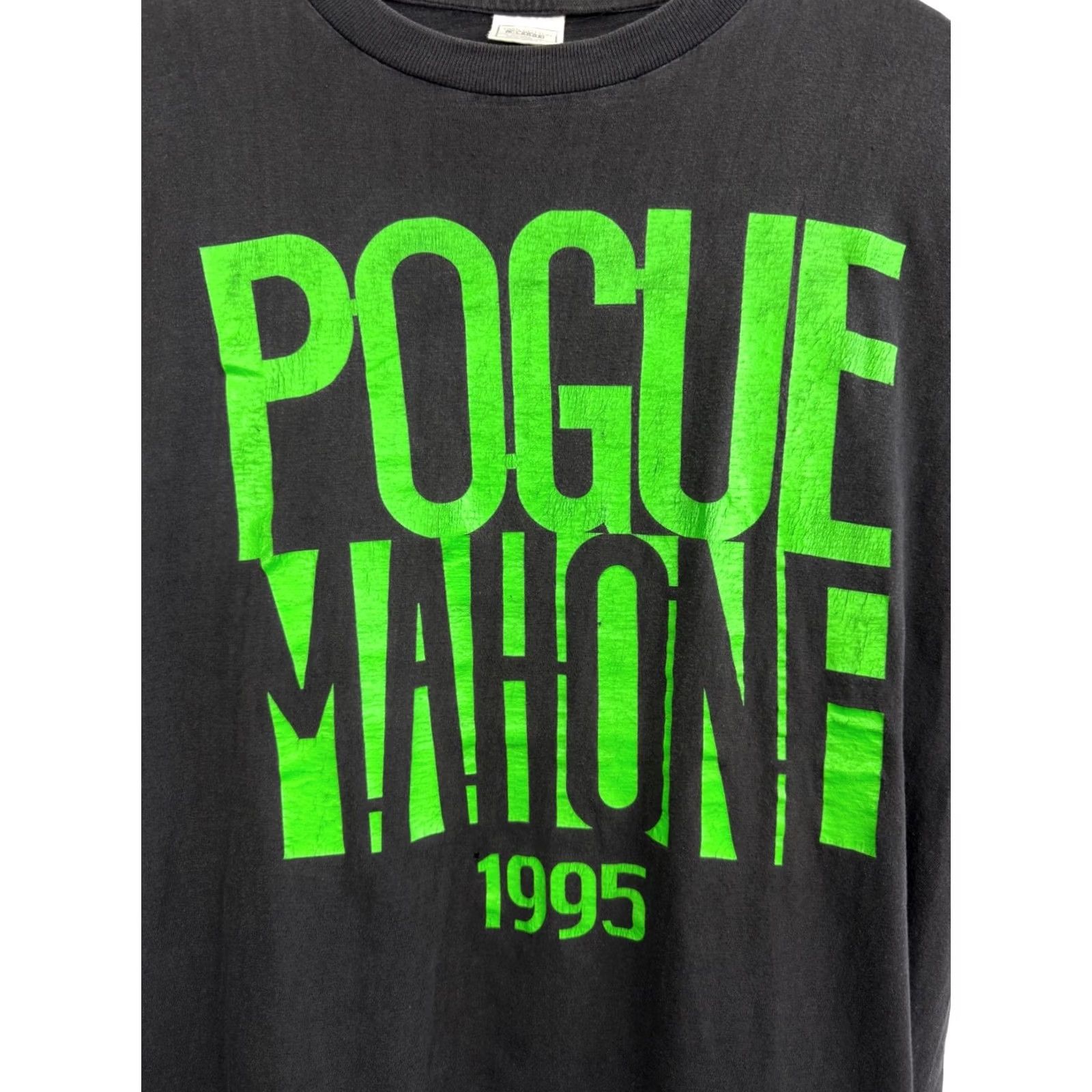 Etro VINTAGE Pogues Pogue Mahone Tour T-Shirt XL Black Retro Mens Shirt Size US XL / EU 56 / 4 - 5 Thumbnail