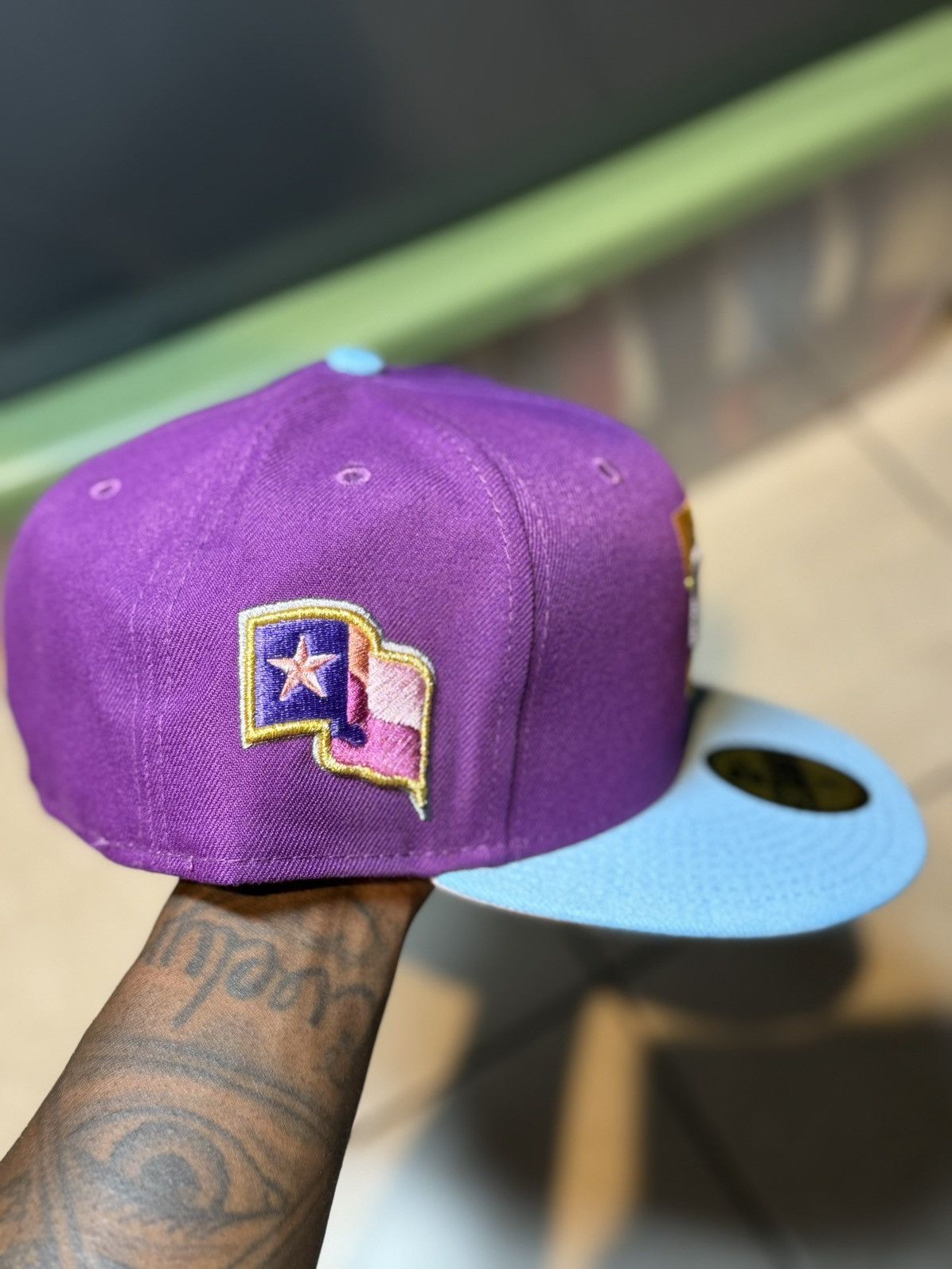 Hat Club × MyFitteds × New Era MyFitteds Texas Rangers "Wings Of Fire" Size 8 Size ONE SIZE - 3 Thumbnail