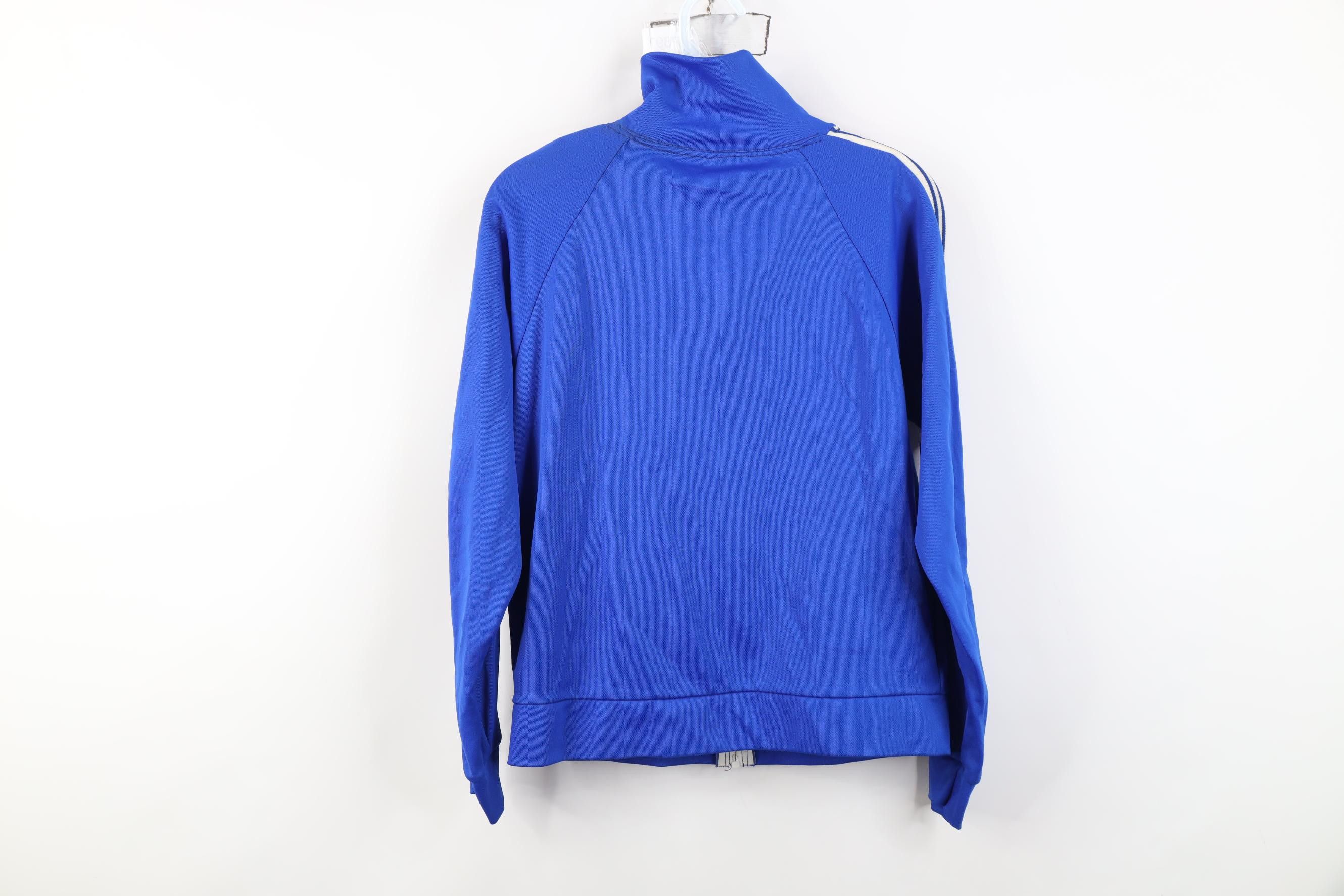 Vintage Vintage 70s Knit Warm Up Soccer Tennis Jacket Royal Blue USA Size S / US 4 / IT 40 - 14 Thumbnail