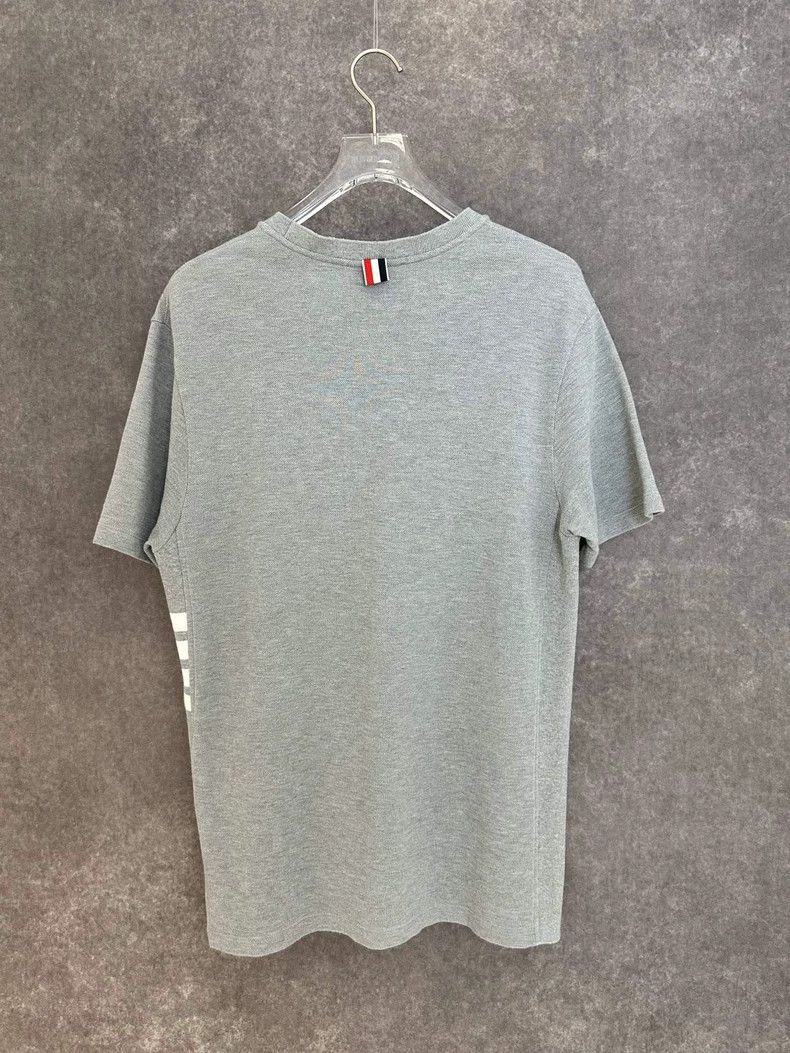 Thom Browne Thom Browne Black four stripe short sleeves Size US XL / EU 56 / 4 - 2 Thumbnail