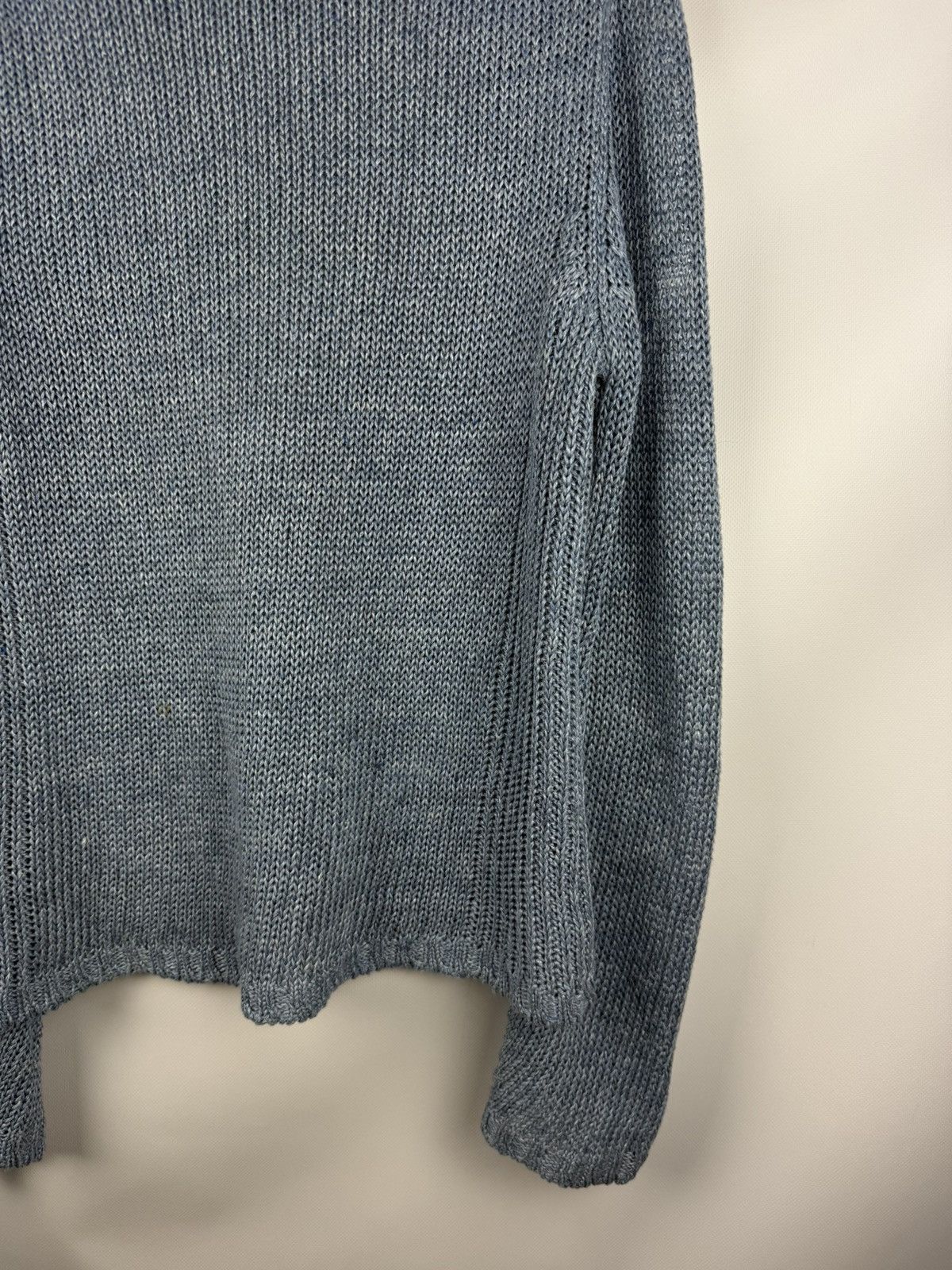 Cruciani Cruciani Men’s Linen Knitted Crewneck Sweater Pullover Size US L / EU 52-54 / 3 - 16 Thumbnail