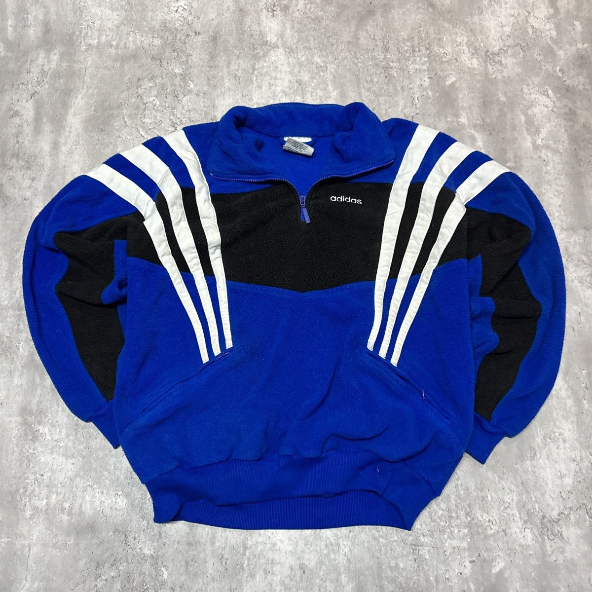 Adidas × Vintage Quarter zip vintage adidas sweatshirts Size US L / EU 52-54 / 3 - 1 Thumbnail