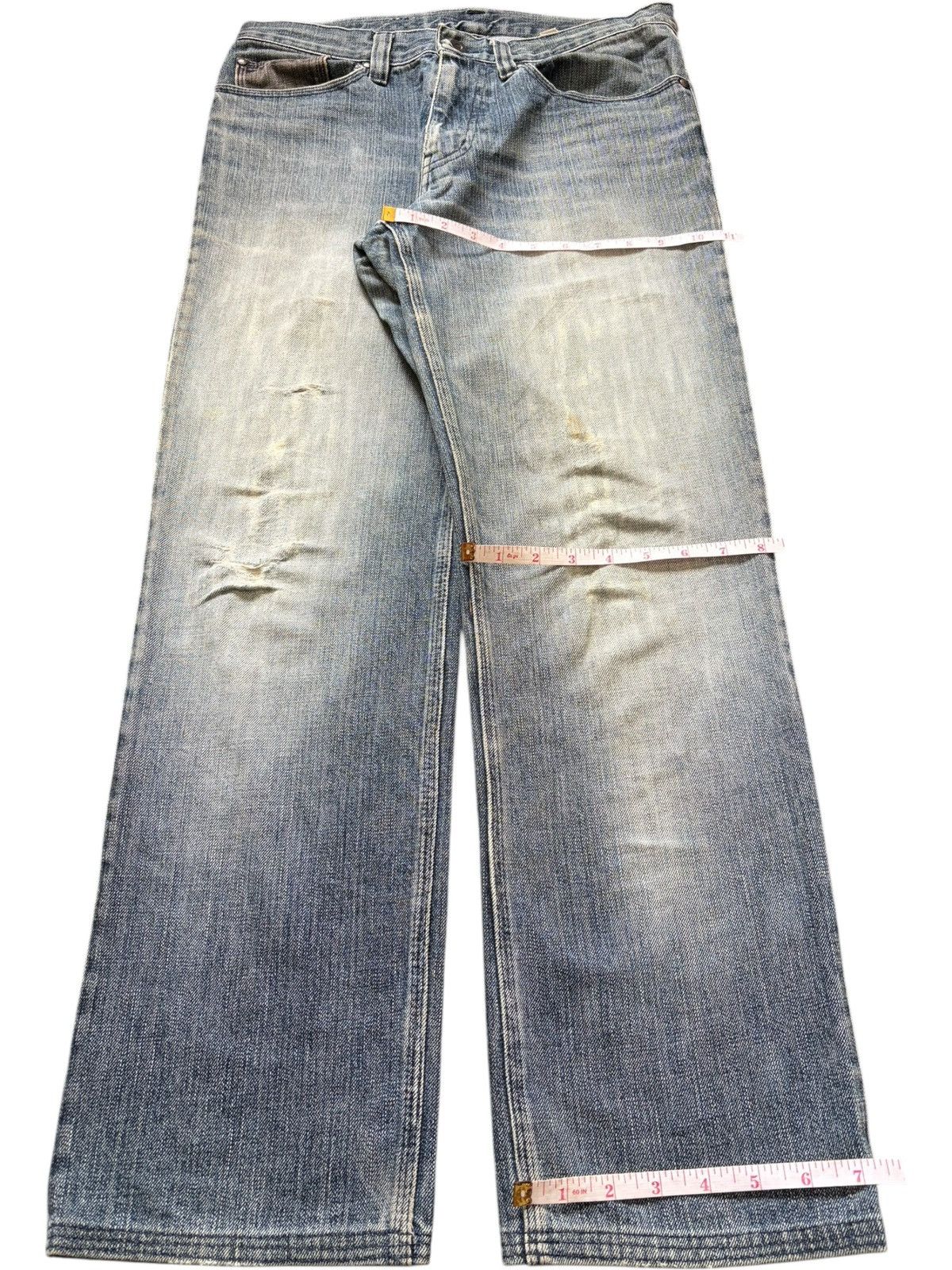 Uniqlo Vintage Japanese Brand Faded Wash Distressed Jeans Size US 30 / EU 46 - 8 Thumbnail