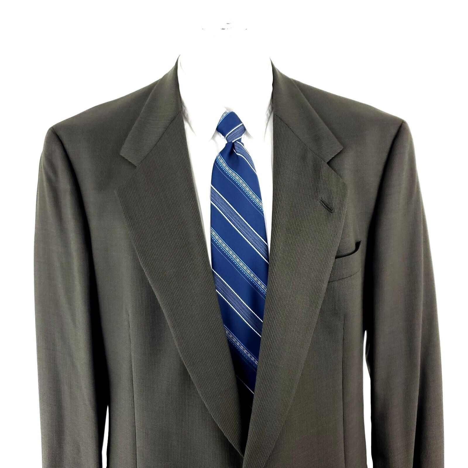 Hart Schaffner Marx Hart Schaffner Marx Softly Tailored Wool 2 Button Blazer 42L Size 42L - 1 Thumbnail